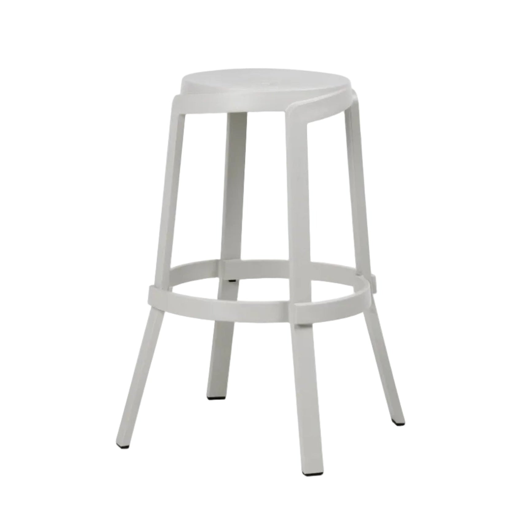Hocker für den Außenbereich STACK kreidefarben