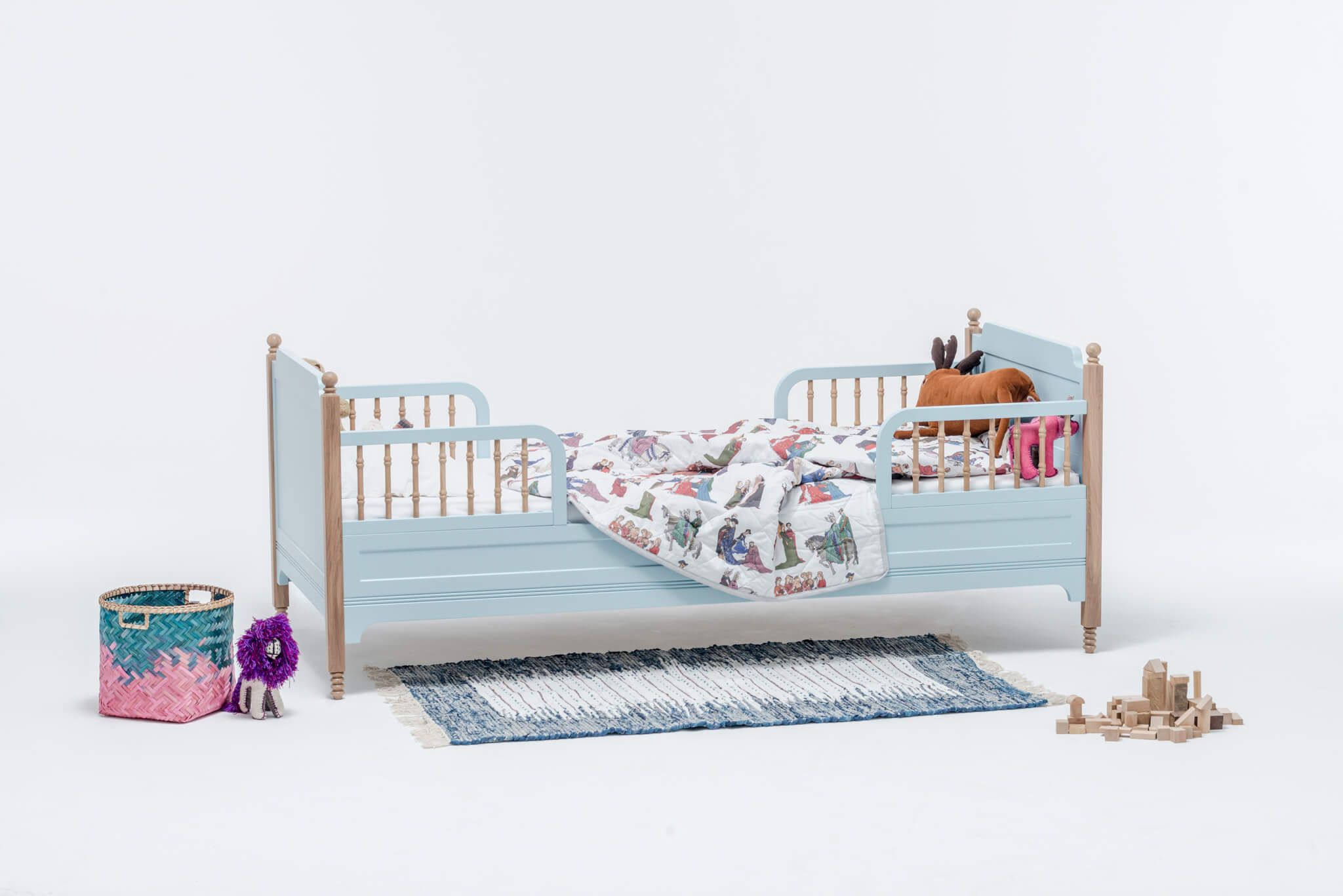 Kinderbed SOFIA TODDLER lichtblauw