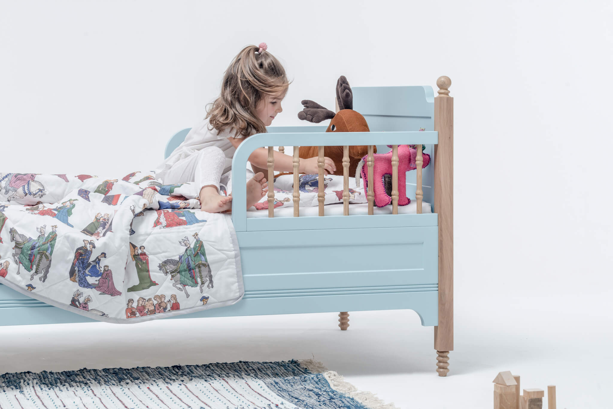 Kinderbed SOFIA TODDLER lichtblauw