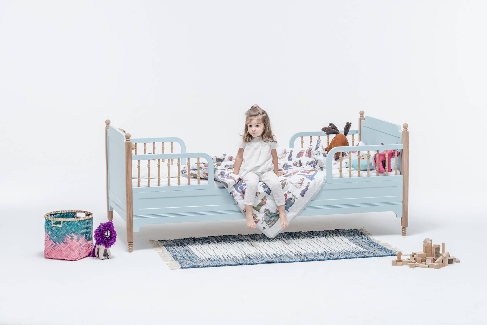 Kinderbed SOFIA TODDLER lichtblauw