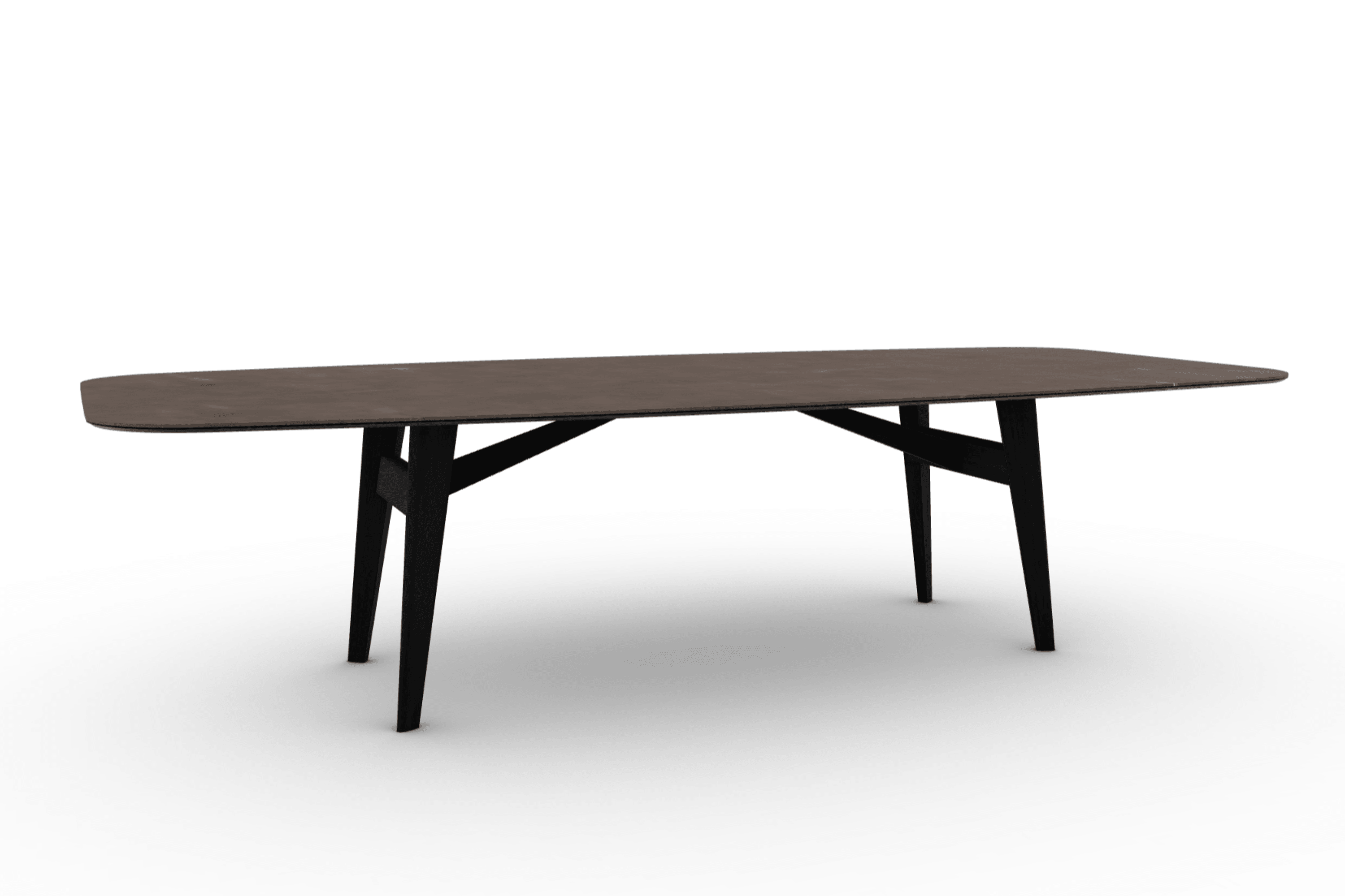 Stół ABREY brązowa ceramika Calligaris Eye on Design