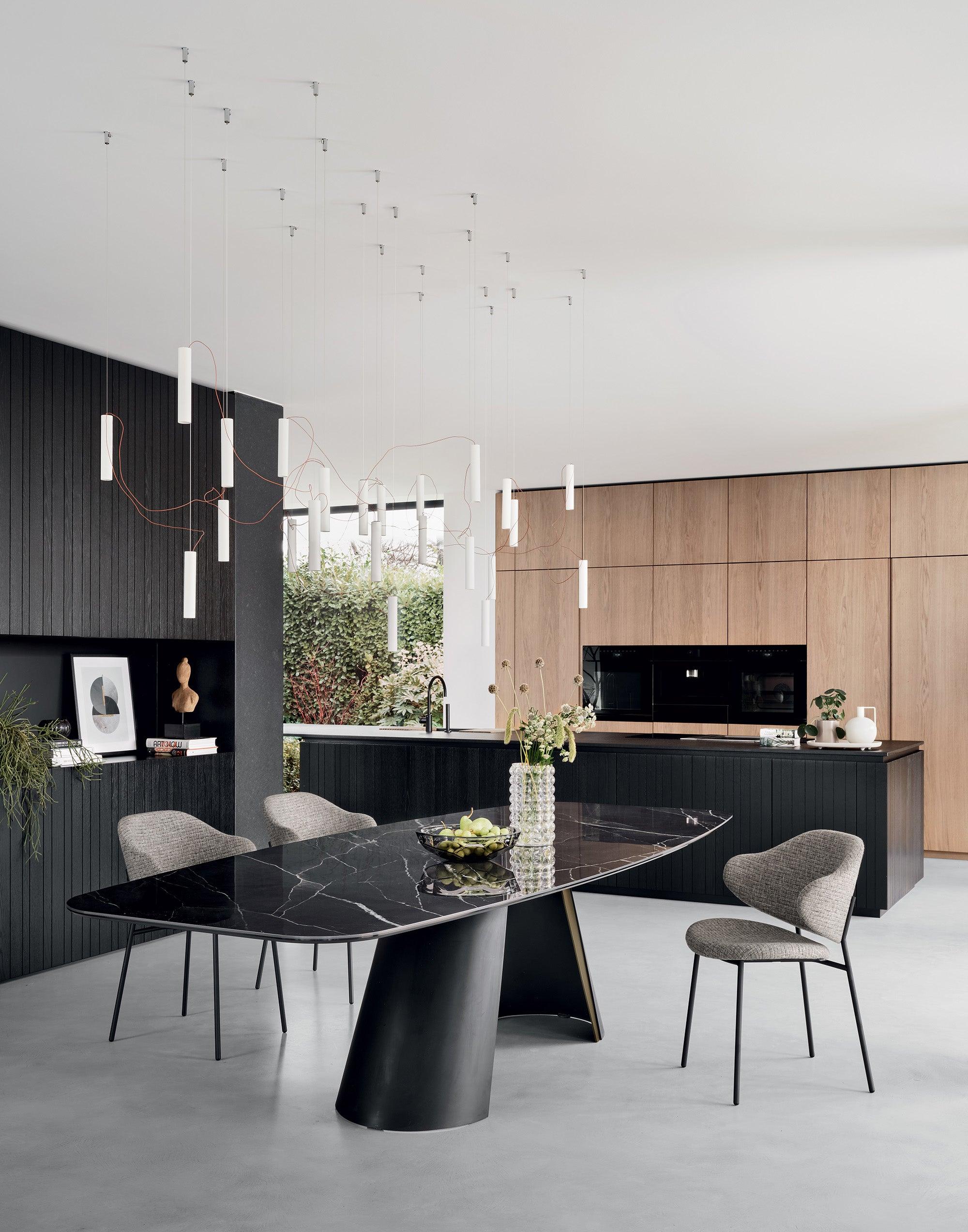 Stół APIAN brązowa ceramika Calligaris Eye on Design