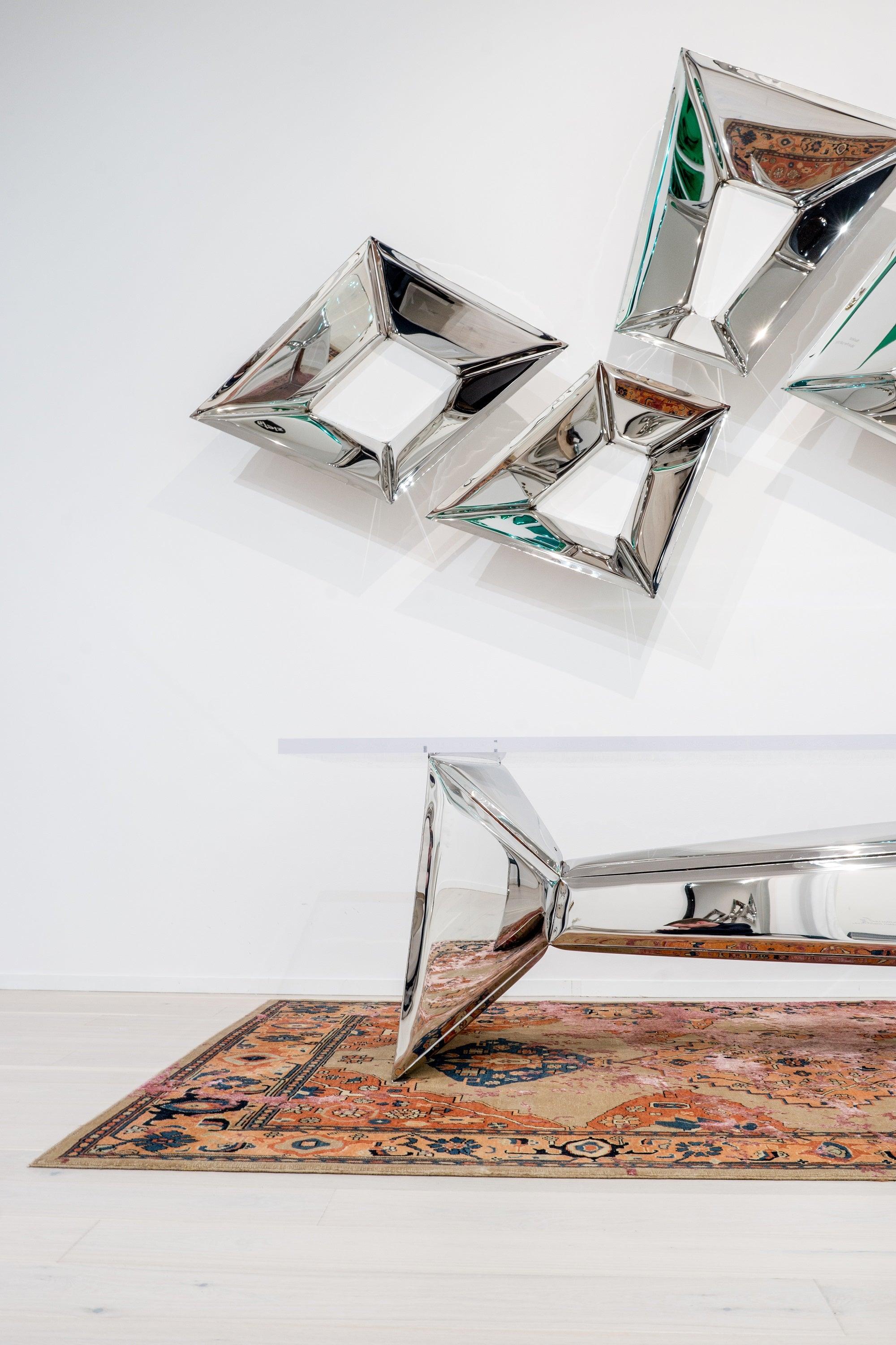 Stół CRYSTALS inox Zieta Studio Eye on Design