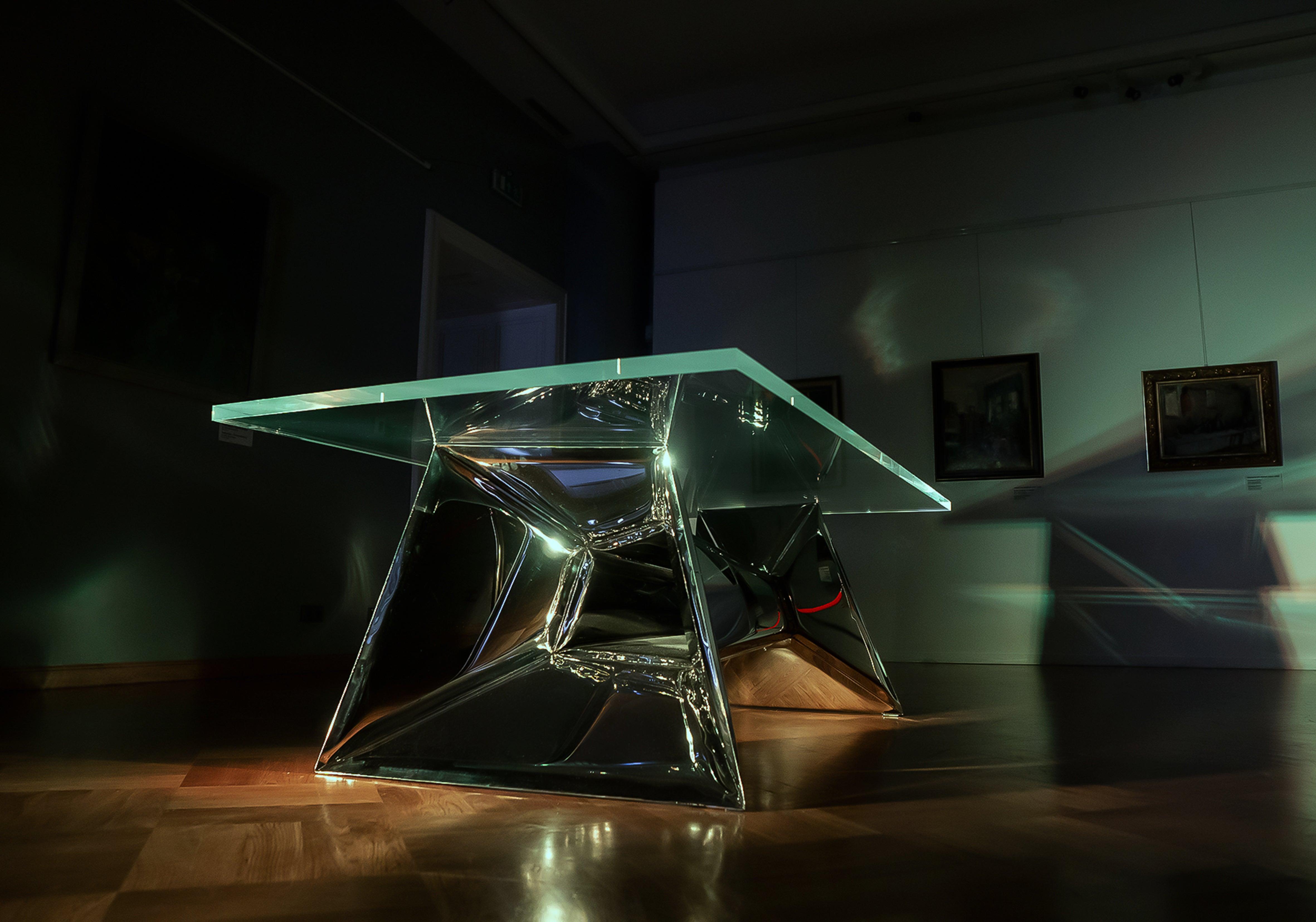 Stół CRYSTALS inox Zieta Studio Eye on Design