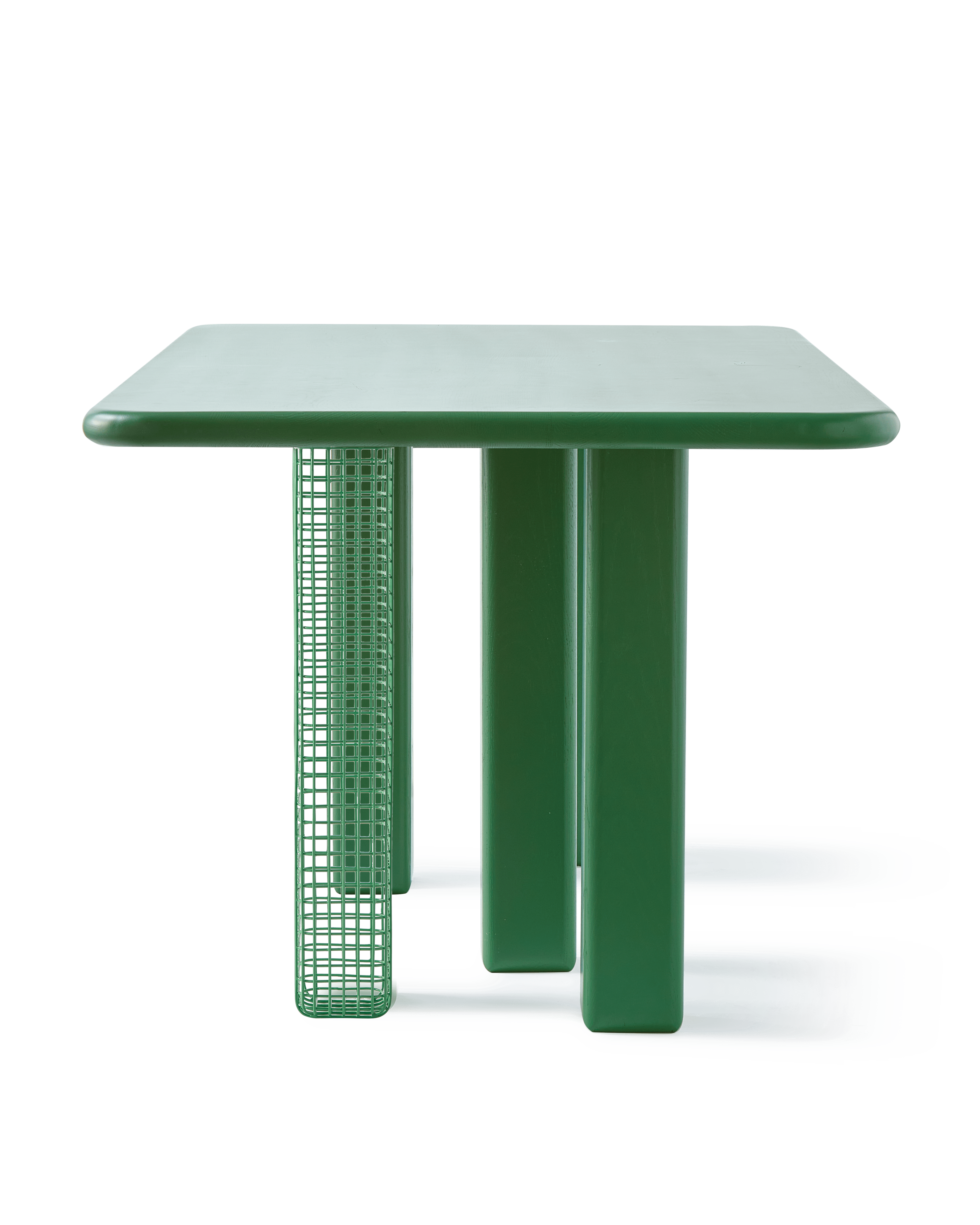 Stół dębowy STILTS zielonym Pols Potten Eye on Design