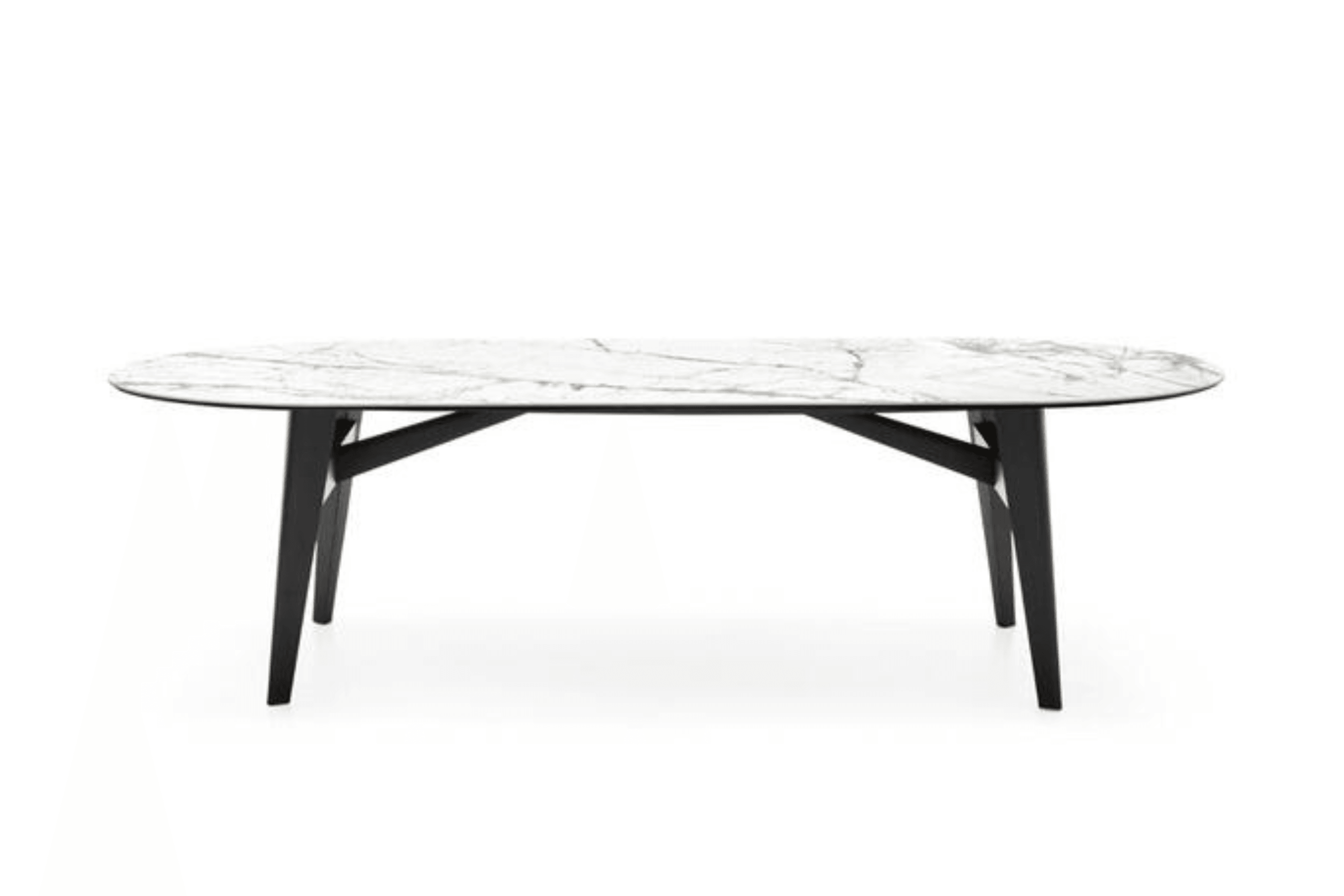 Stół elipsa ABREY biały marmur Calligaris Eye on Design