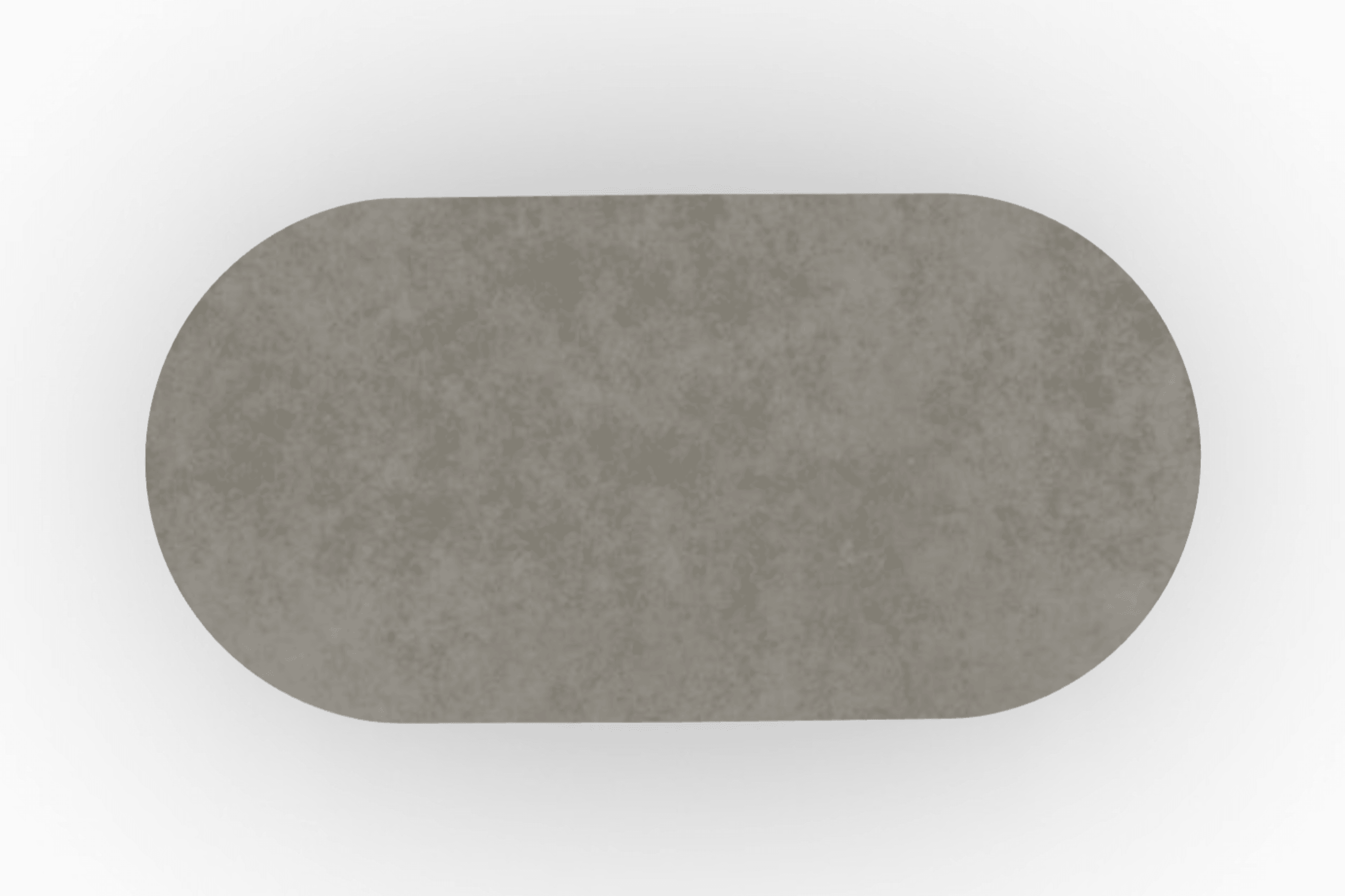Stół elipsa ABREY jasnoszara ceramika Calligaris Eye on Design