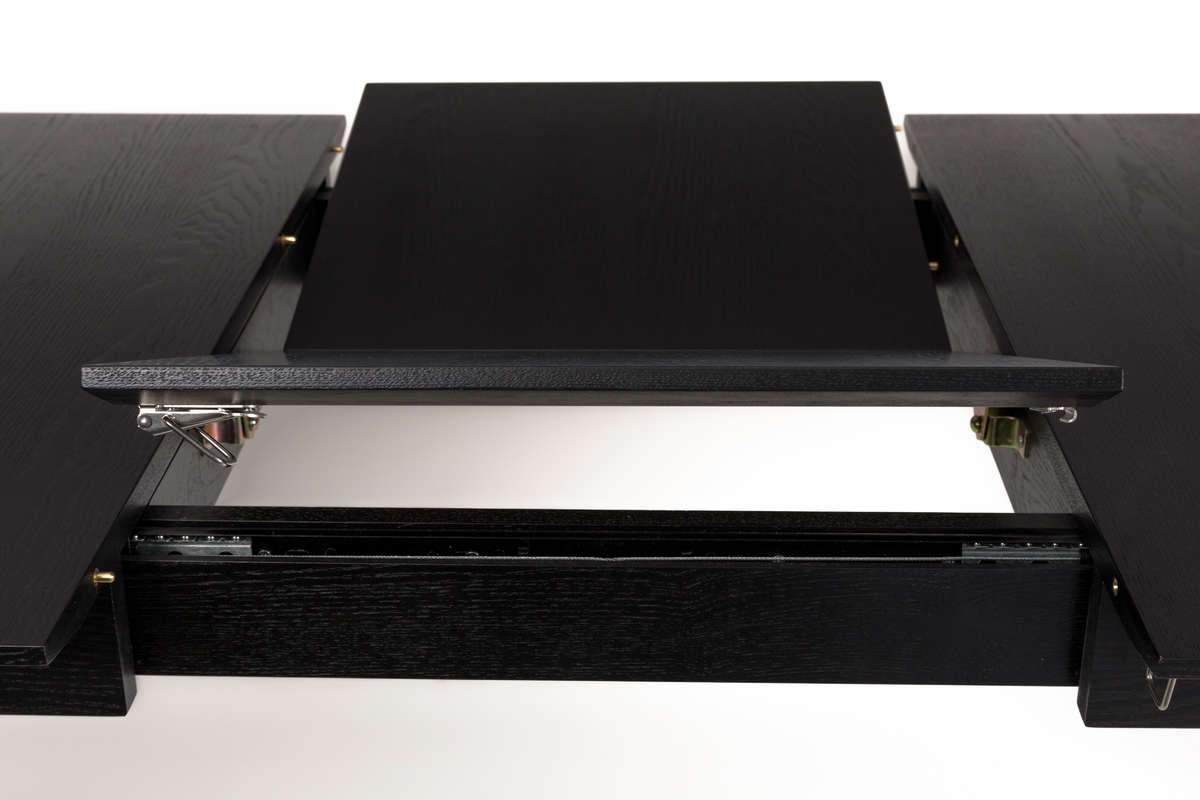 Stół GLIMPS 120/162 x 80 czarny Zuiver Eye on Design