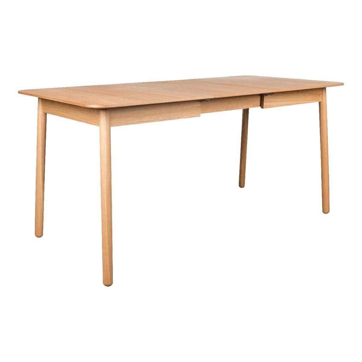 Stół GLIMPS 120/162 x 80 jesionowy Zuiver Eye on Design