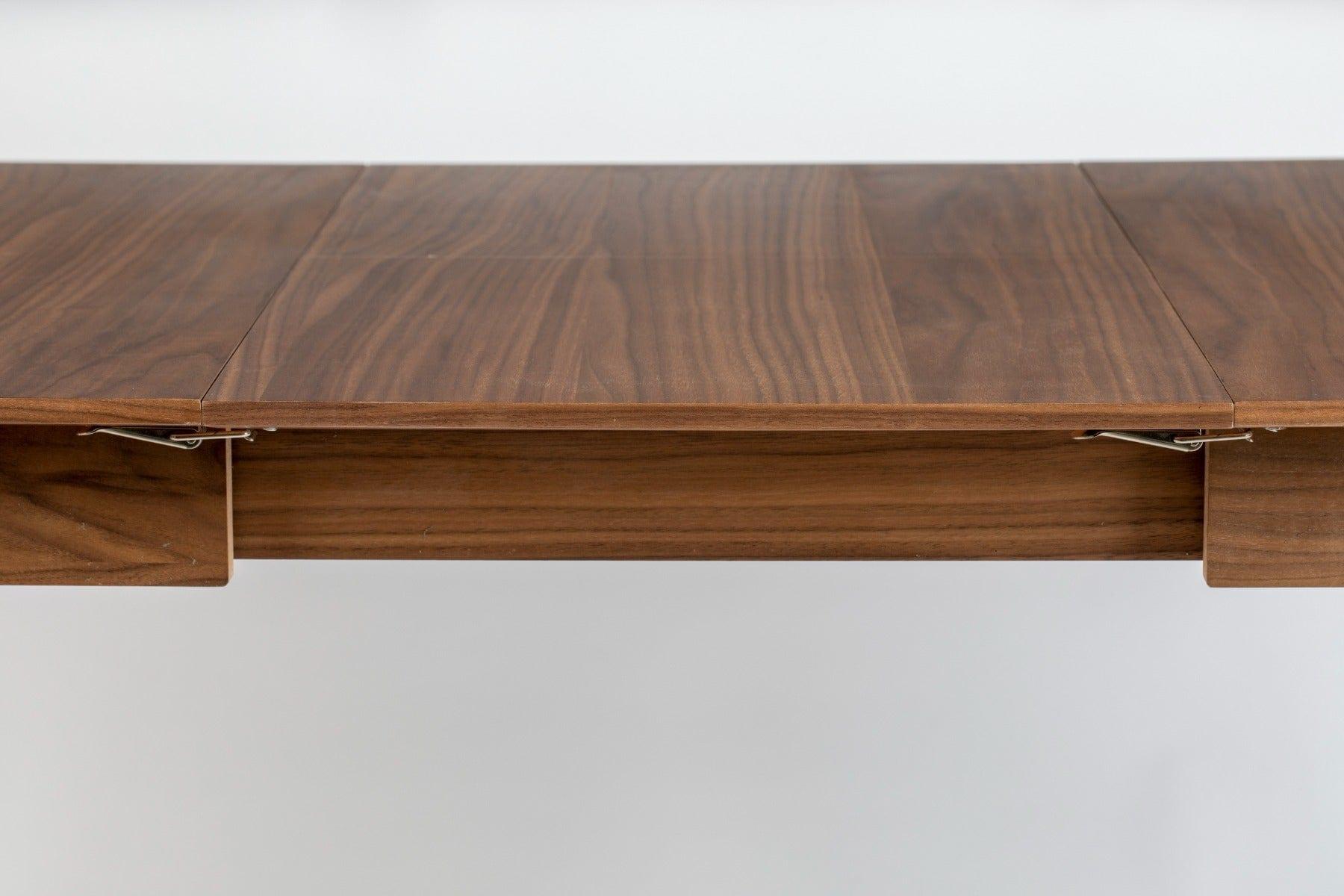 Stół GLIMPS 120/162 x 80 orzechowy Zuiver Eye on Design