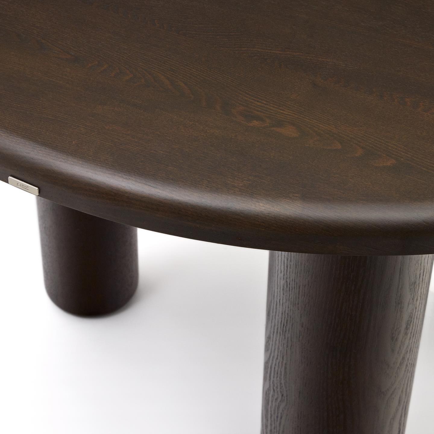 Stół MAILEN ciemny fornir jesionowy La Forma Eye on Design