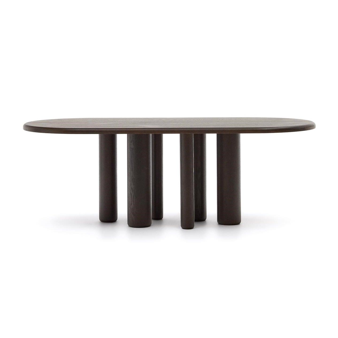 Stół MAILEN ciemny fornir jesionowy La Forma Eye on Design