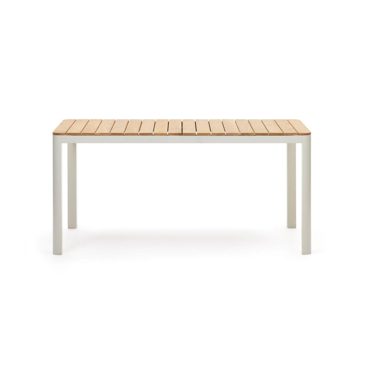 Stół ogrodowy BONA biały La Forma 90x163 cm Eye on Design