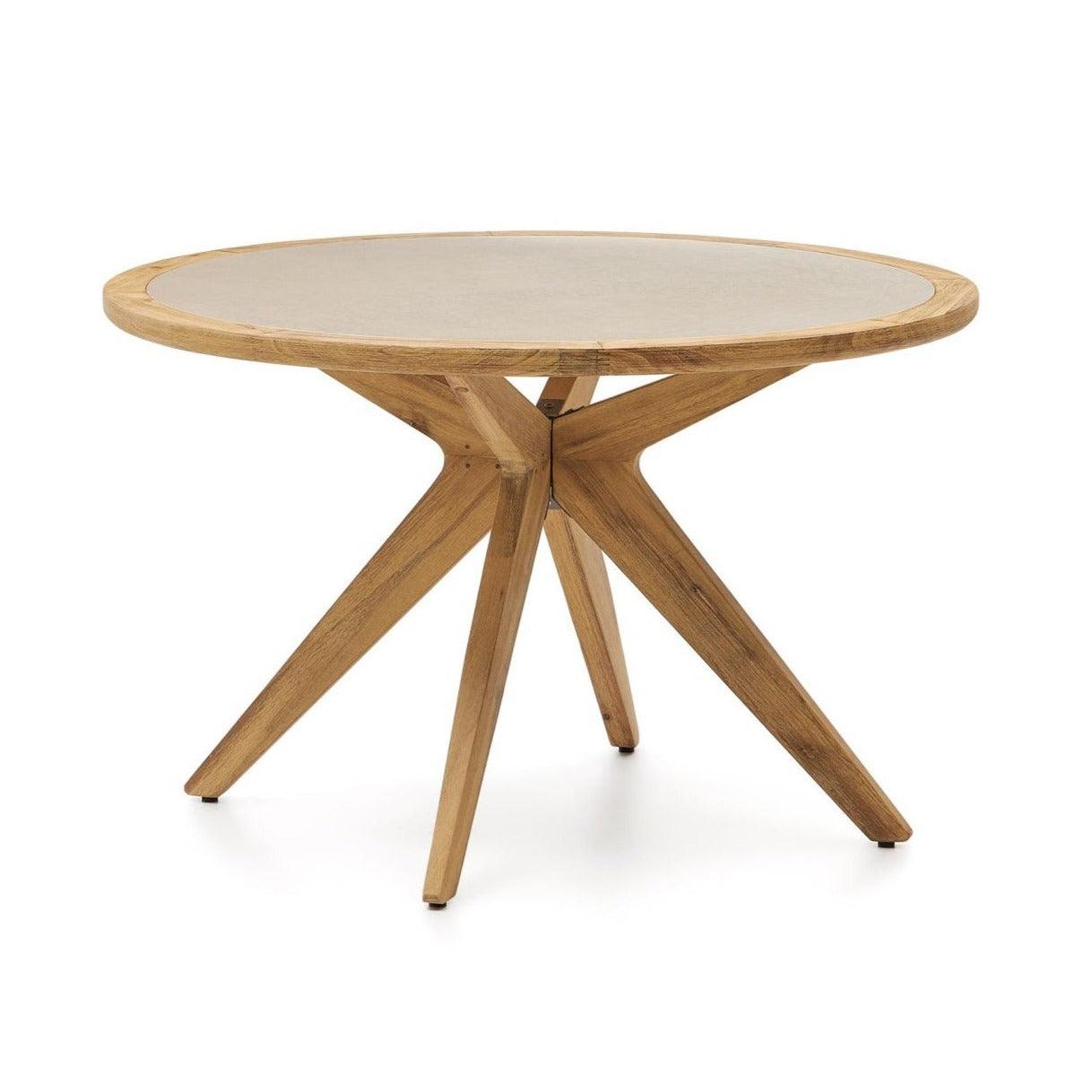 Stół ogrodowy JULIETA polibeton i lite drewno akacjowe La Forma Eye on Design