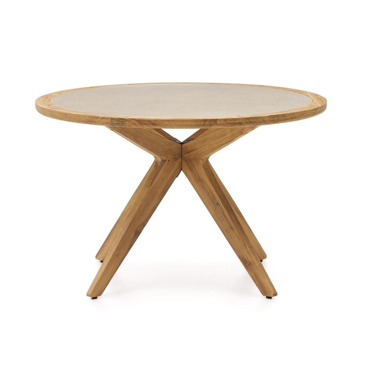 Stół ogrodowy JULIETA polibeton i lite drewno akacjowe La Forma Eye on Design