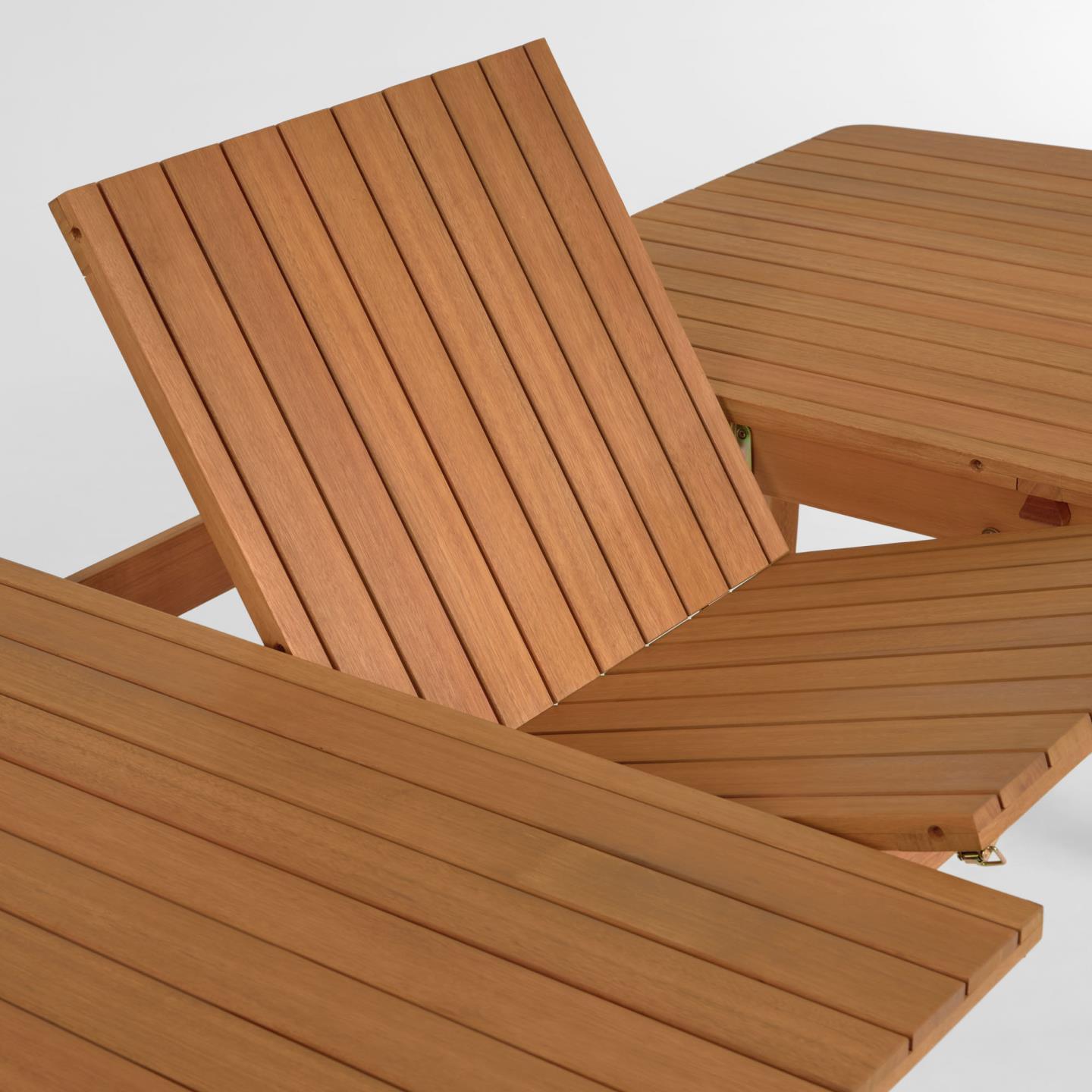 Stół ogrodowy rozkładany HANZEL lite drewno eukaliptusowe La Forma Eye on Design