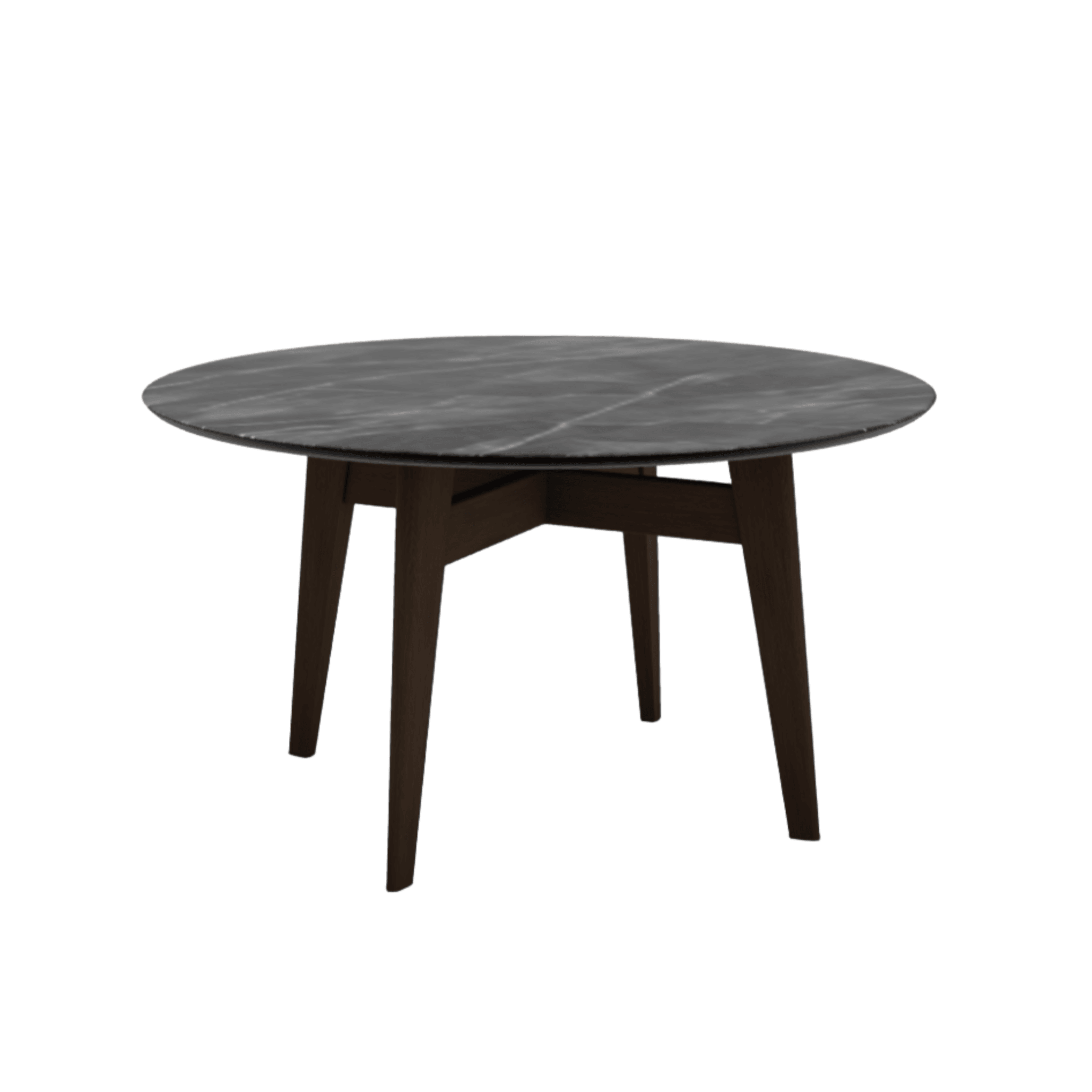 Stół okrągły ABREY antracytowy marmur Calligaris Eye on Design