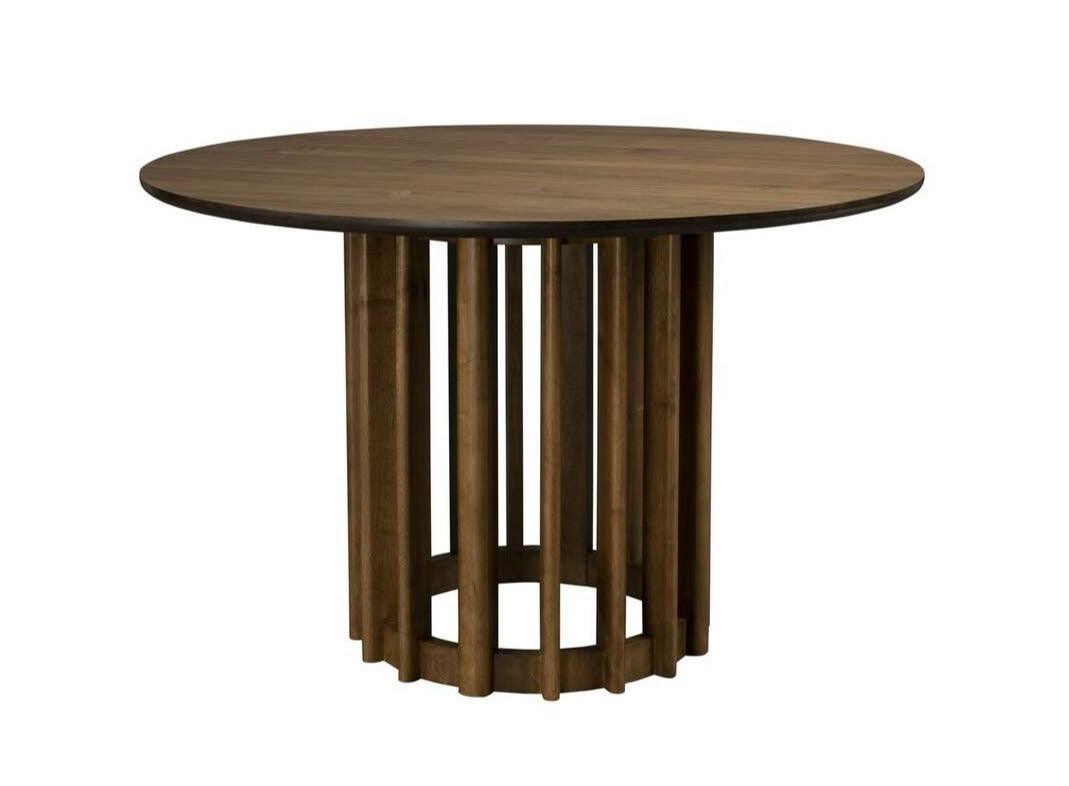 Stół okrągły BARLET orzechowy Dutchbone Eye on Design