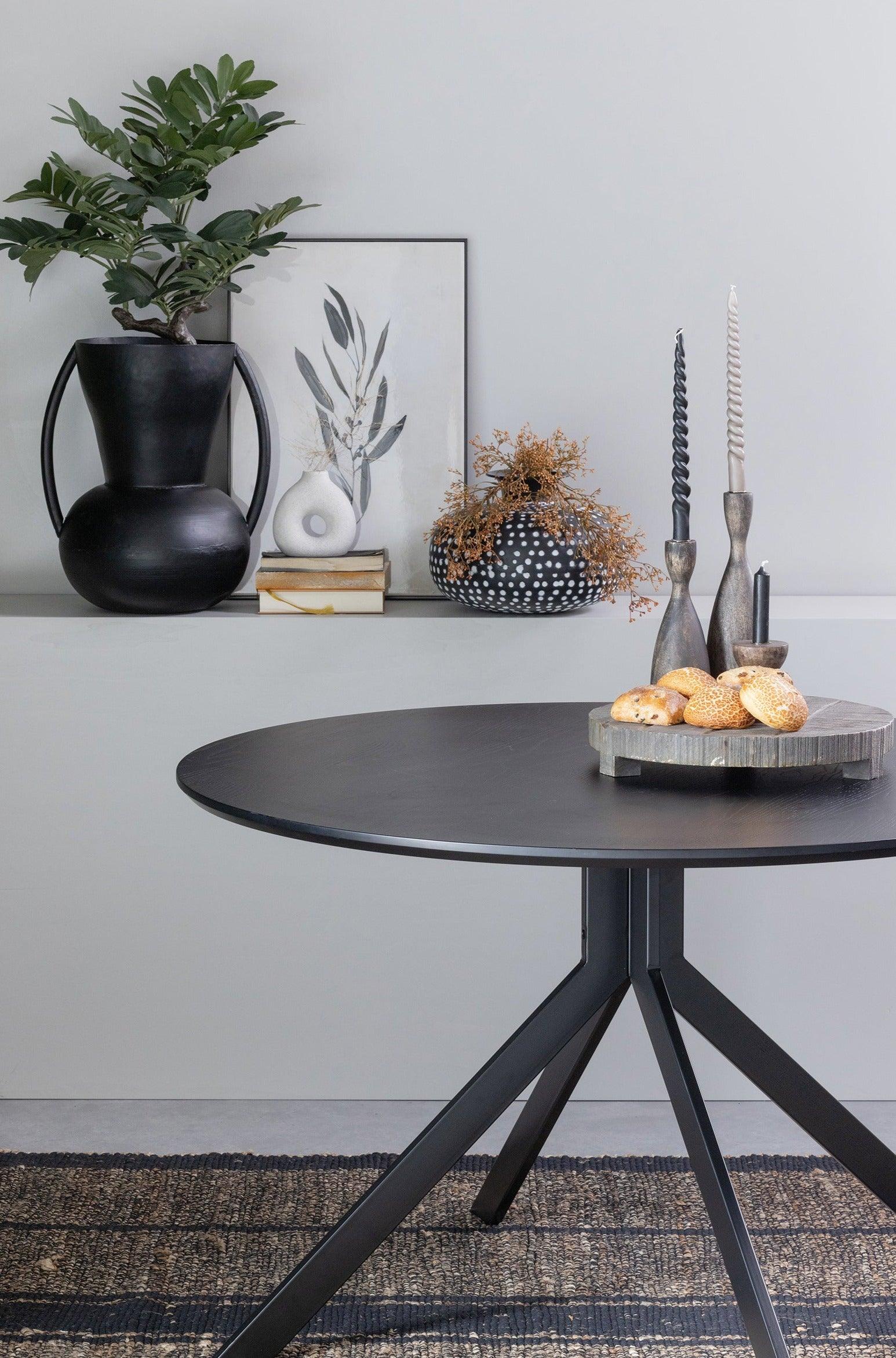 Stół okrągły BRUNO czarny Woood Exclusive Eye on Design