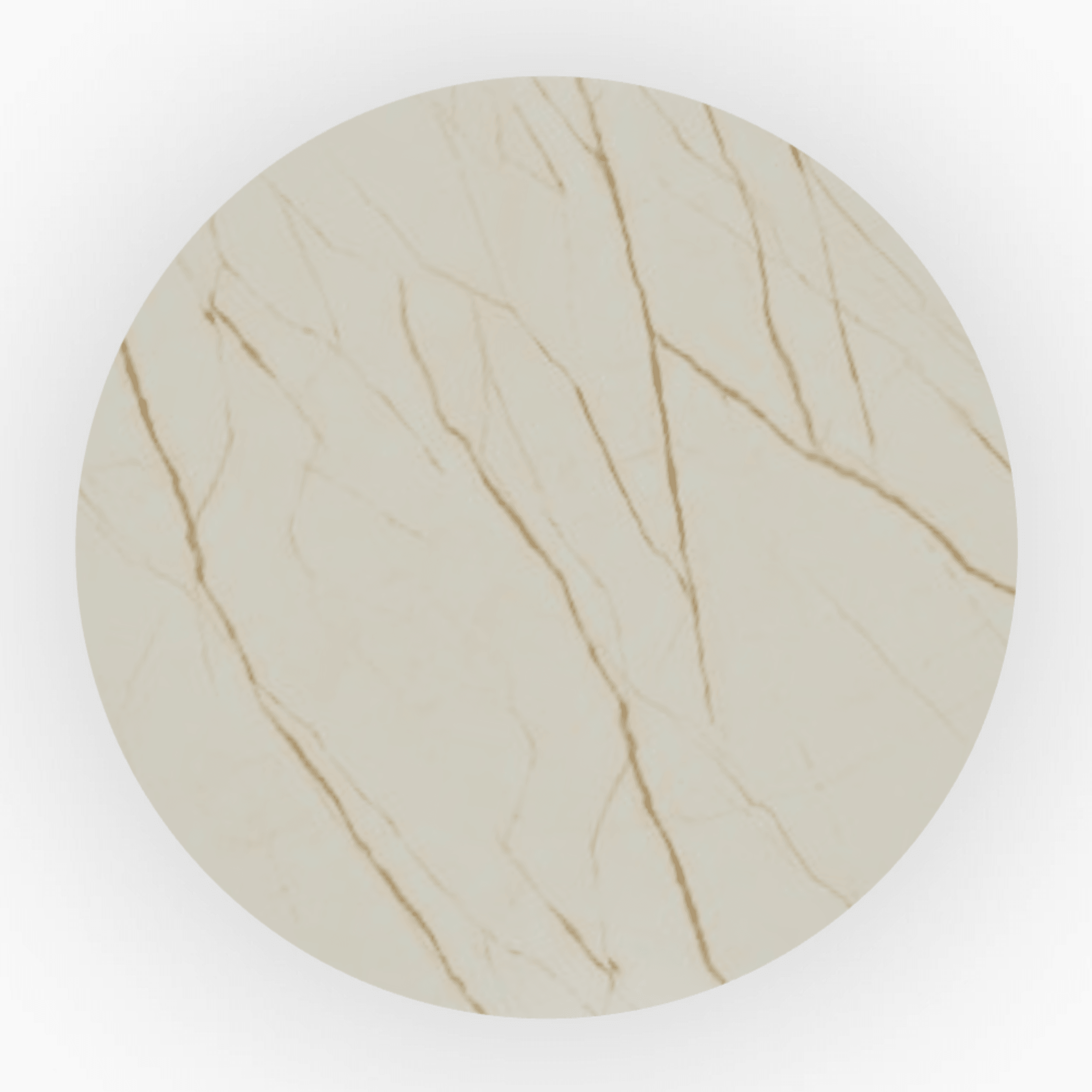 Stół okrągły CARTESIO złoty marmur Calligaris Eye on Design