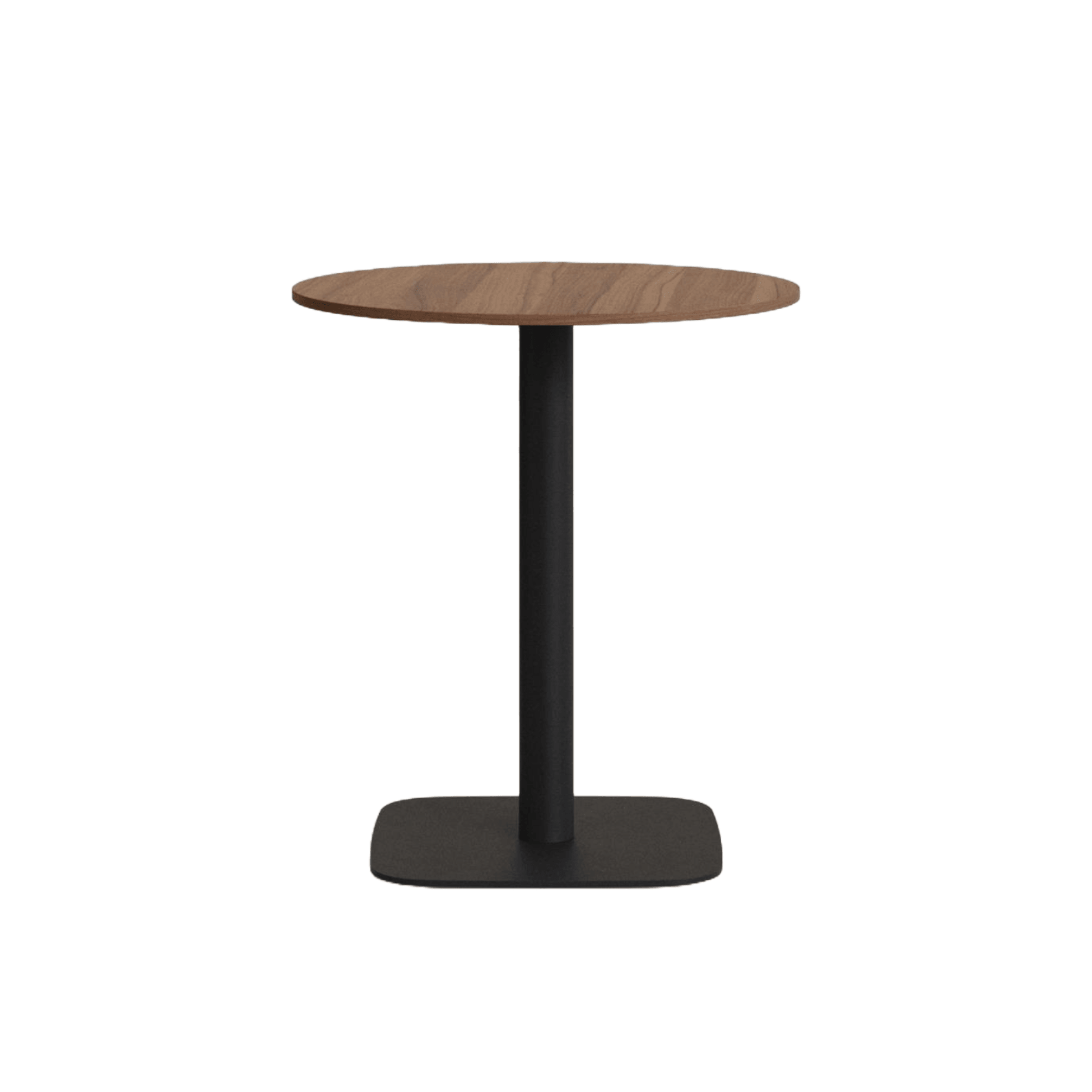 Stół okrągły DINA orzechowe wykończenie La Forma 97 cm Eye on Design