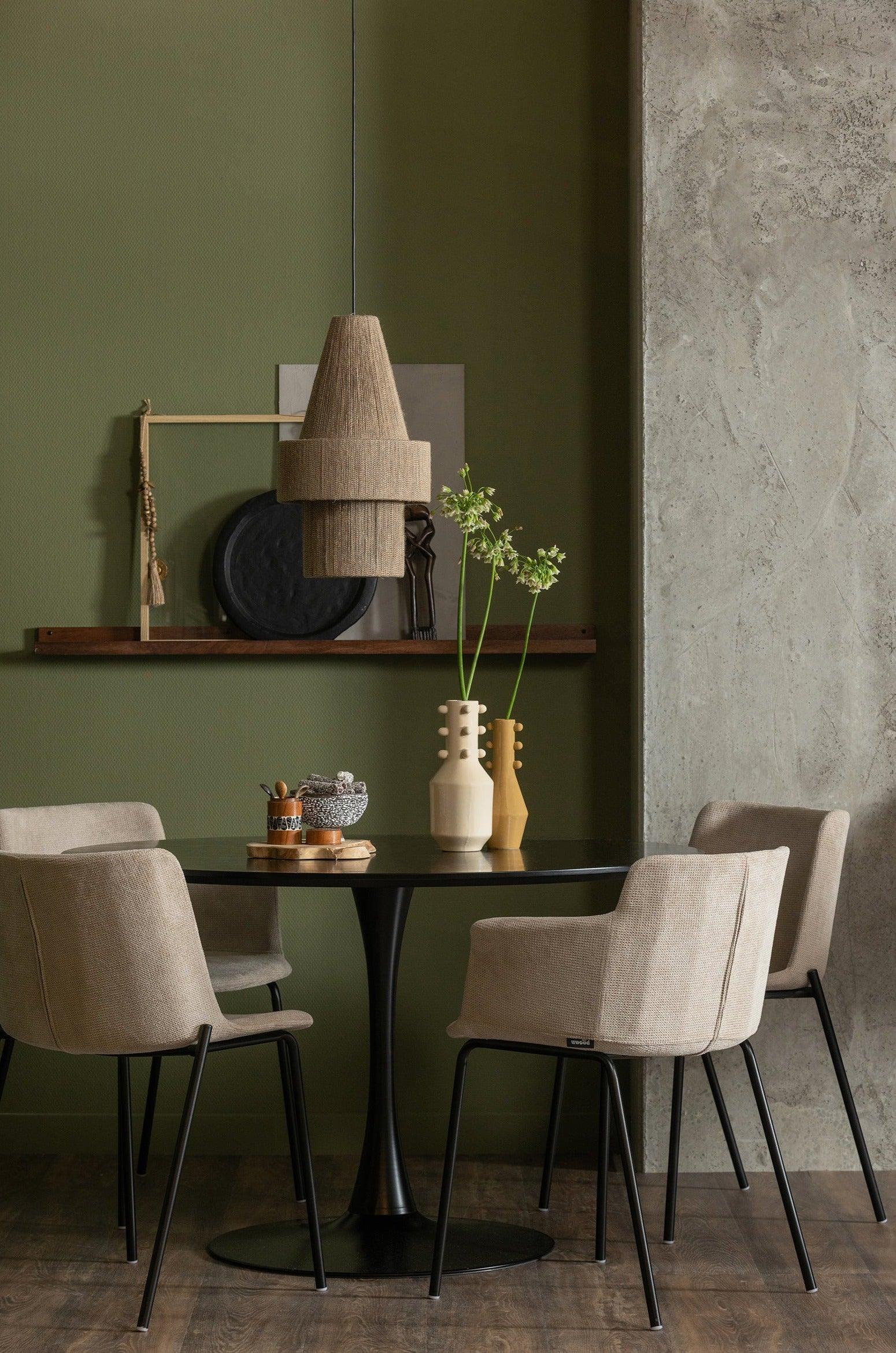 Stół okrągły SAMMY czarny Woood Exclusive Eye on Design