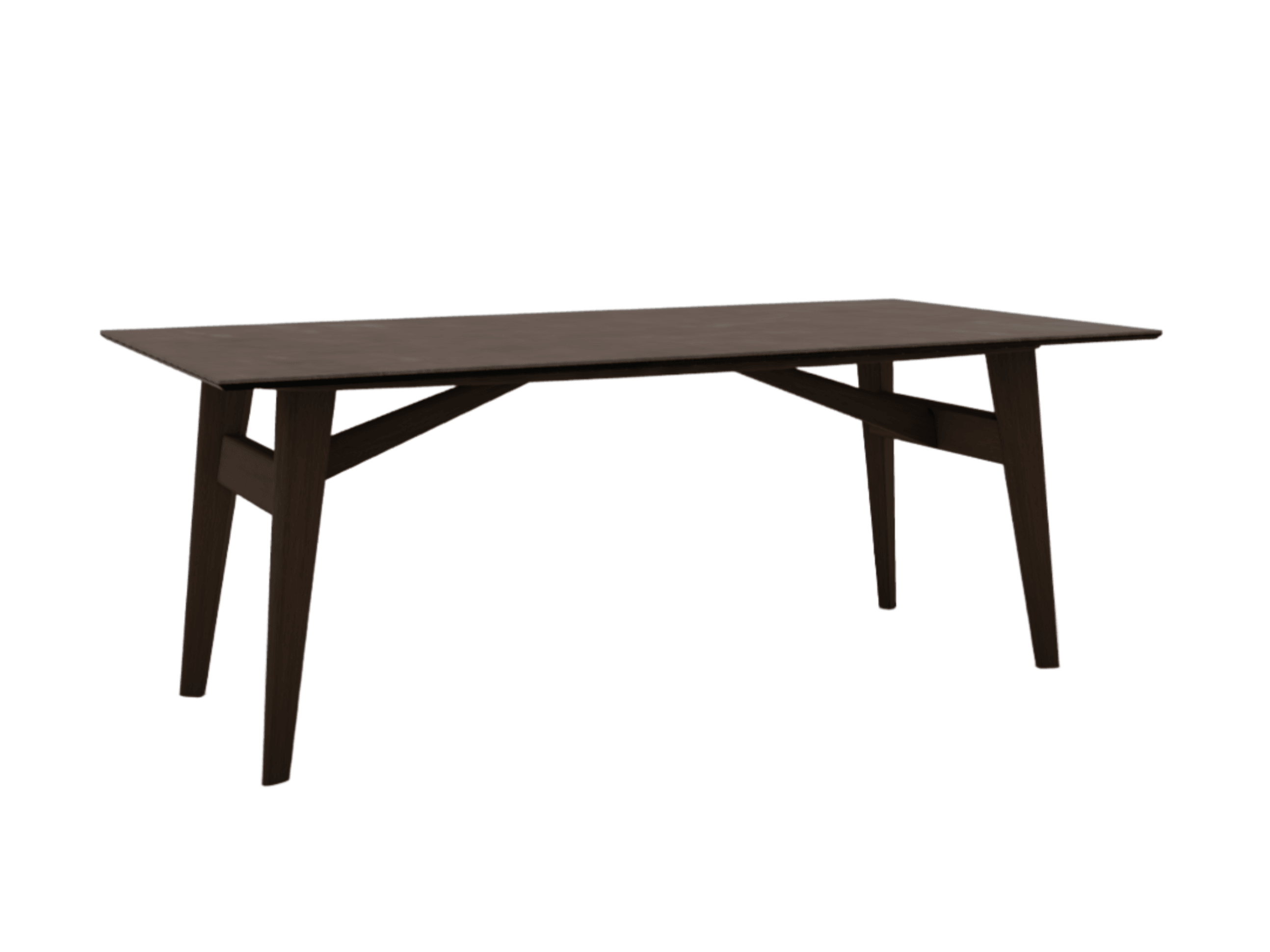 Stół prostokątny ABREY brązowa ceramika Calligaris Eye on Design