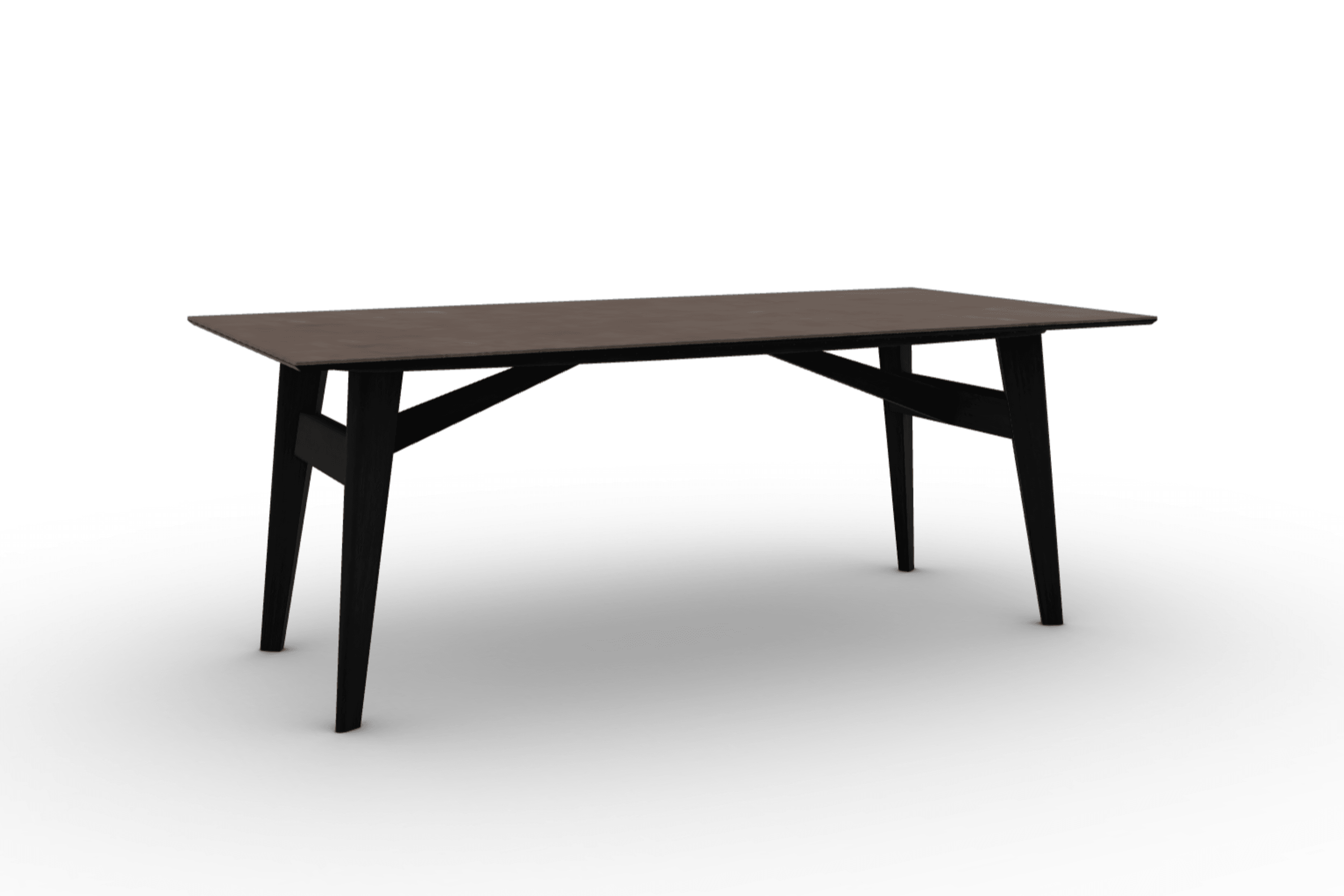 Stół prostokątny ABREY brązowa ceramika Calligaris Eye on Design