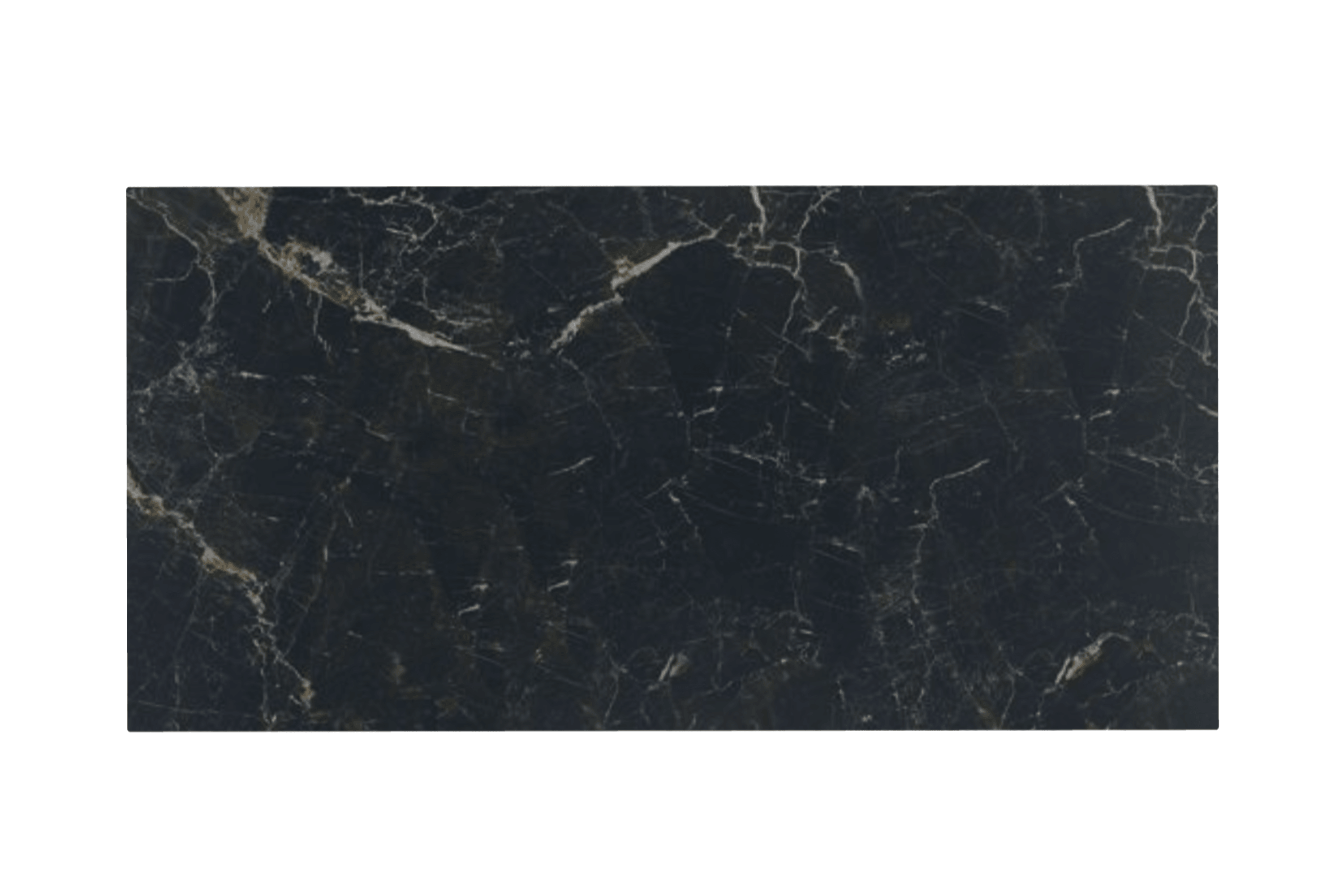 Stół prostokątny CARTESIO czarny marmur z metalową podstawą Calligaris Eye on Design