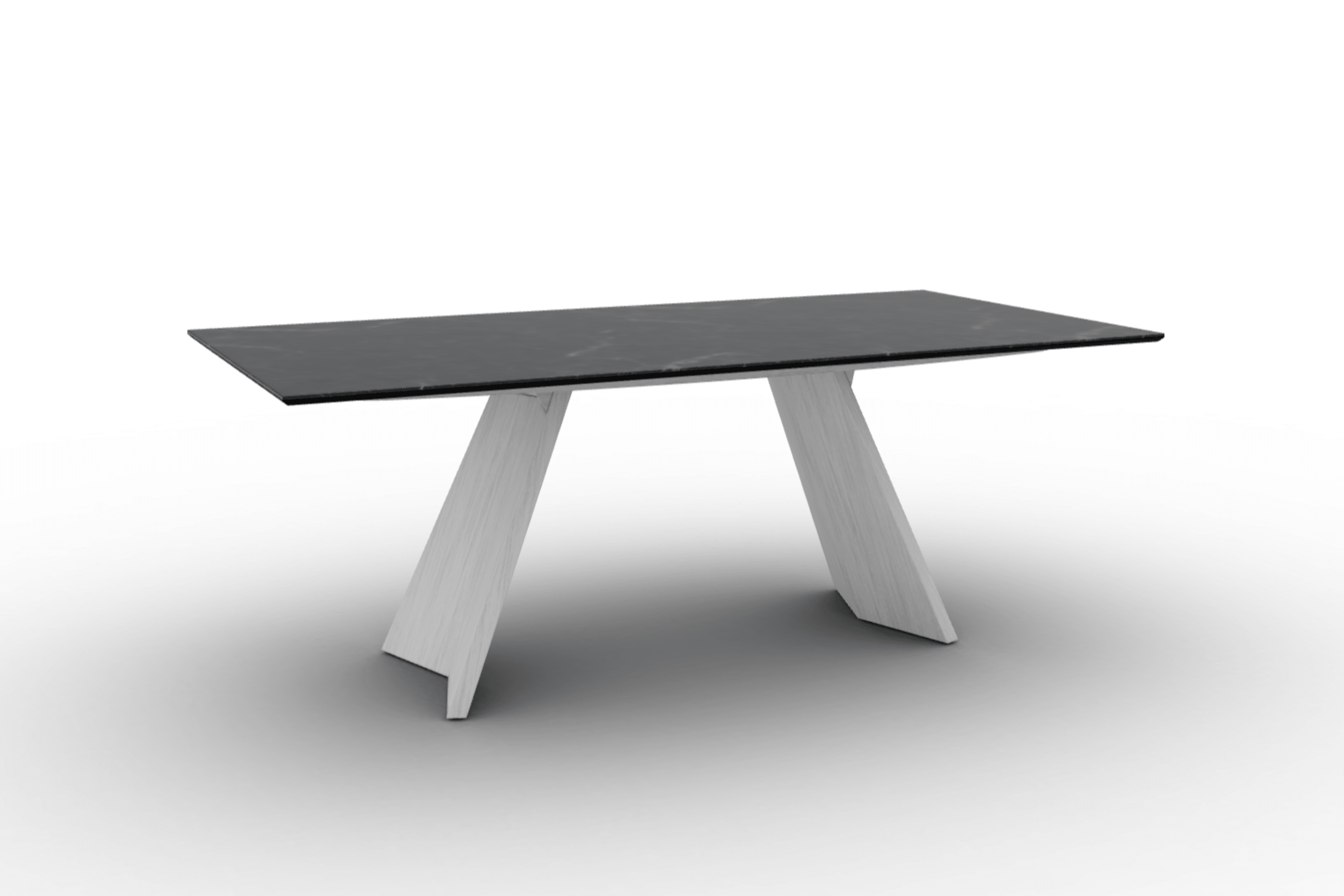 Stół prostokątny ICARO czarny marmur Calligaris Eye on Design