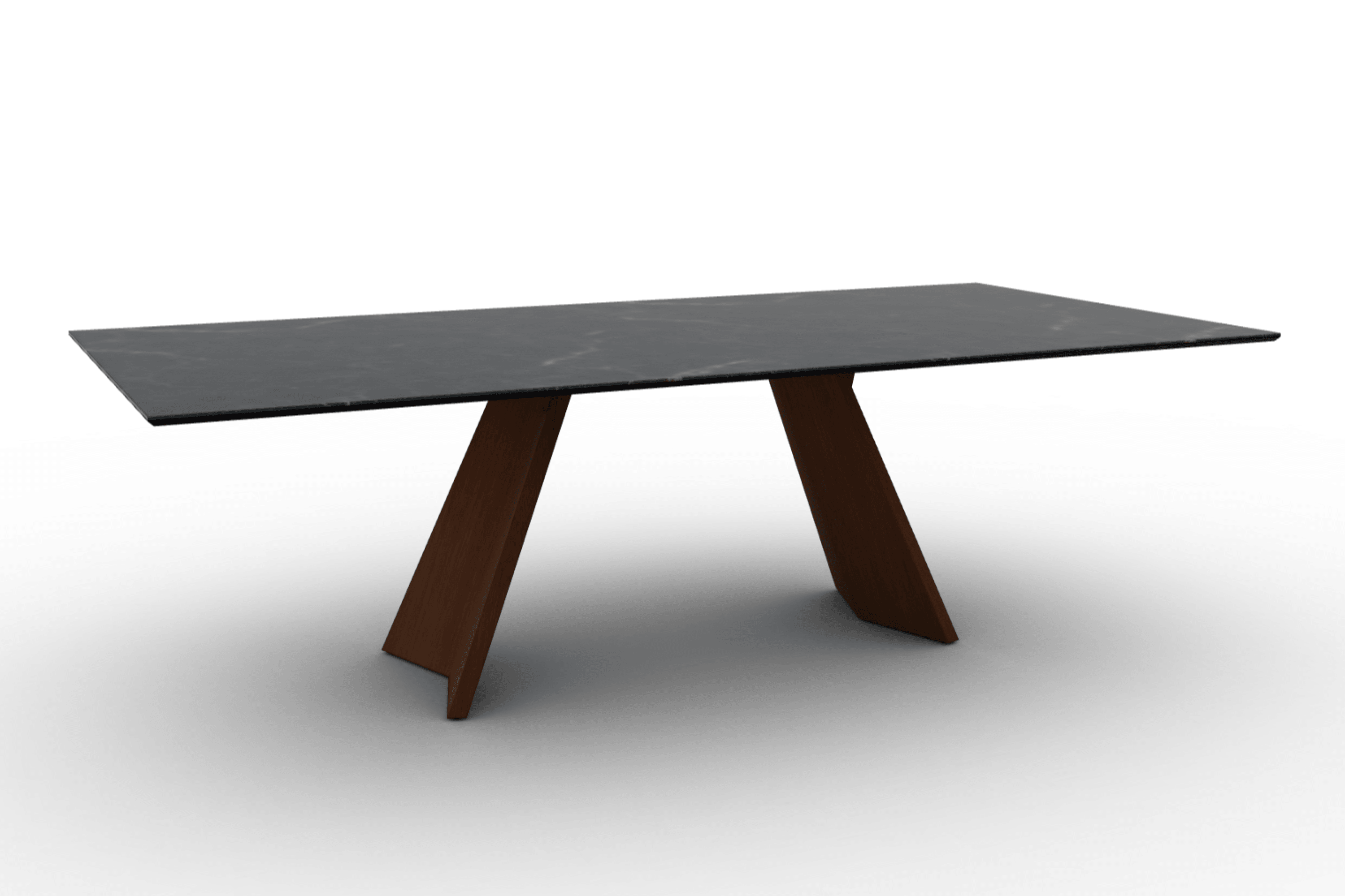 Stół prostokątny ICARO czarny marmur Calligaris Eye on Design