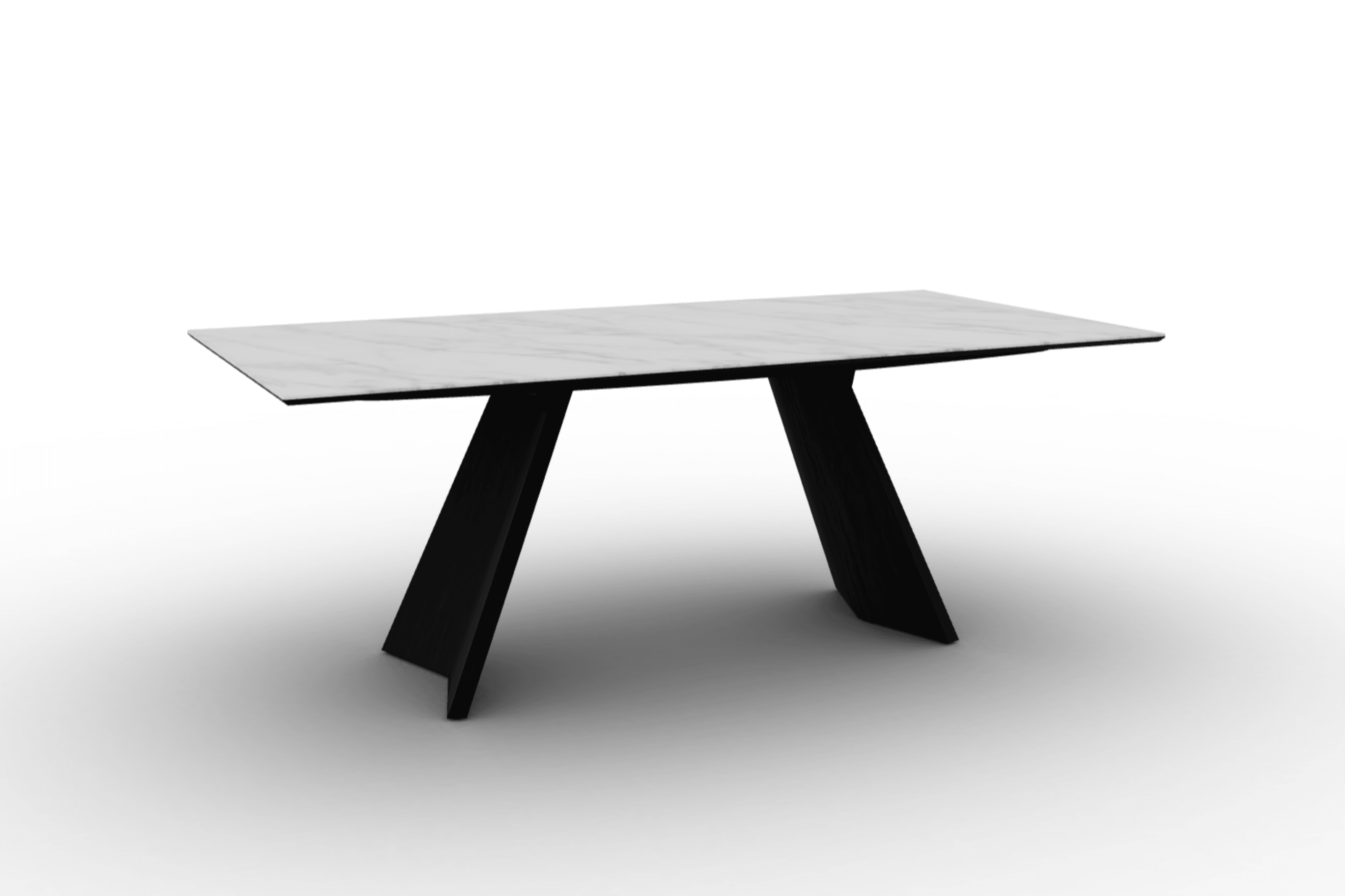 Stół prostokątny ICARO kremowy marmur Calligaris Eye on Design