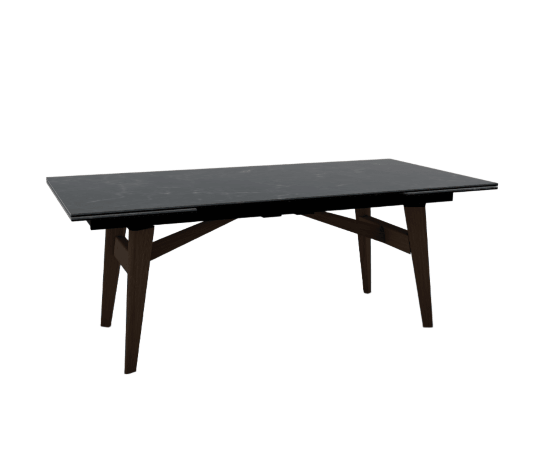 Stół prostokątny rozkładany ABREY czarny marmur Calligaris Eye on Design