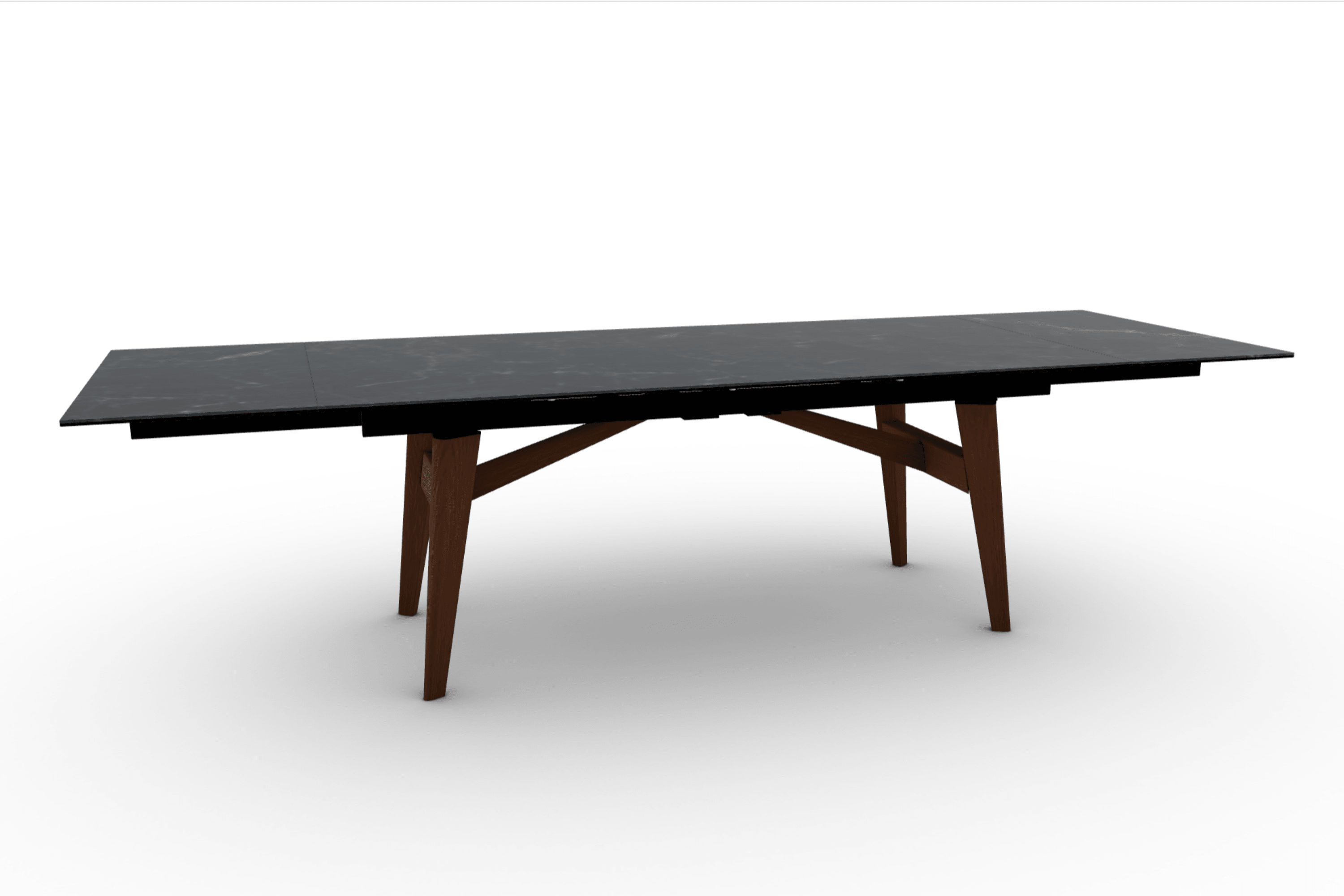 Stół prostokątny rozkładany ABREY czarny marmur Calligaris Eye on Design