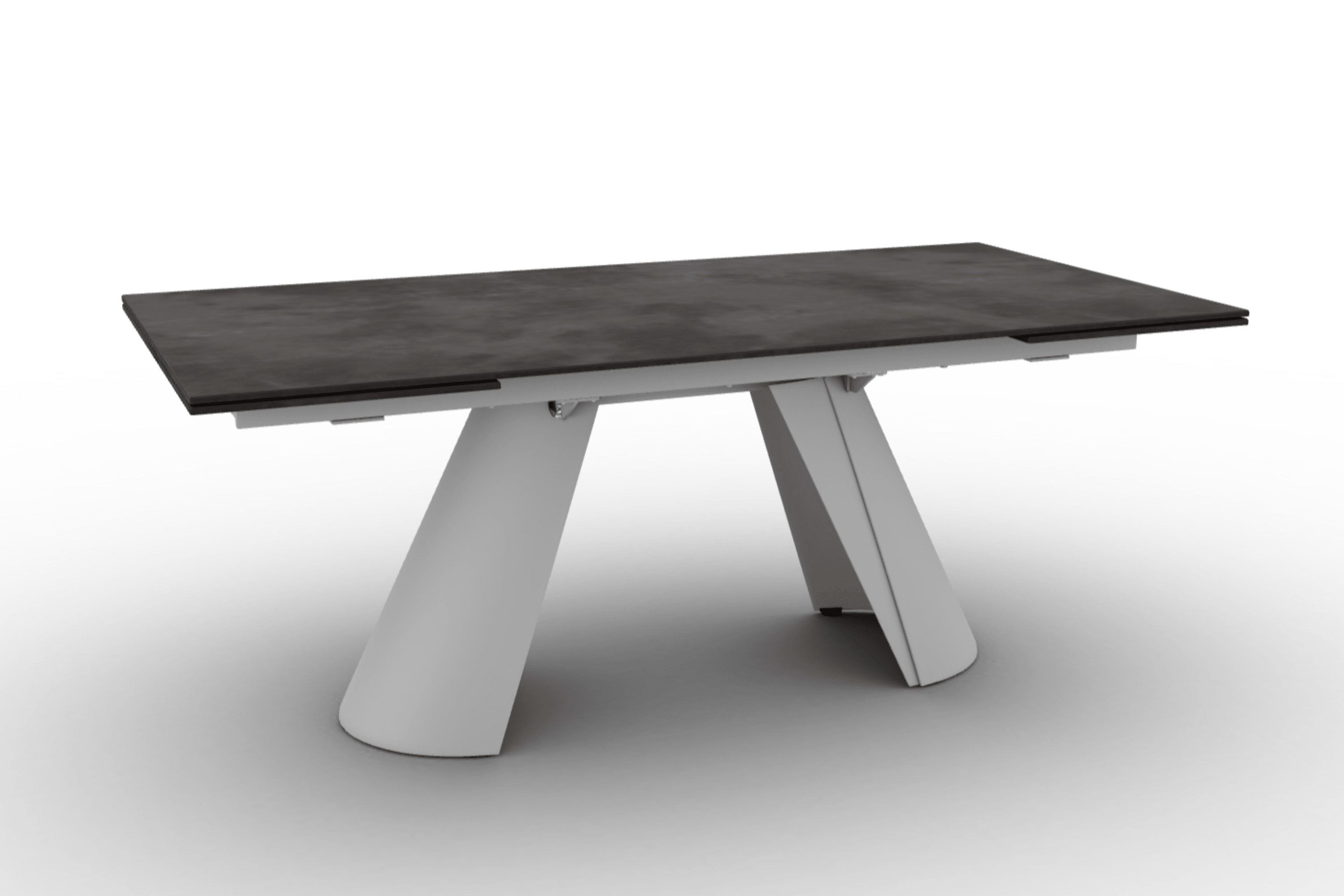 Stół prostokątny rozkładany APIAN ciemnoszara ceramika Calligaris Eye on Design