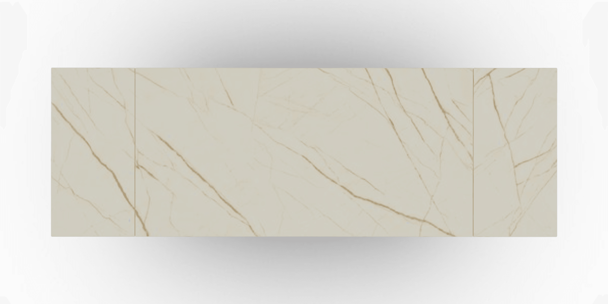 Stół prostokątny rozkładany APIAN złoty marmur Calligaris Eye on Design