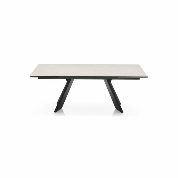 Stół prostokątny rozkładany ICARO jasnoszara ceramika – Calligaris