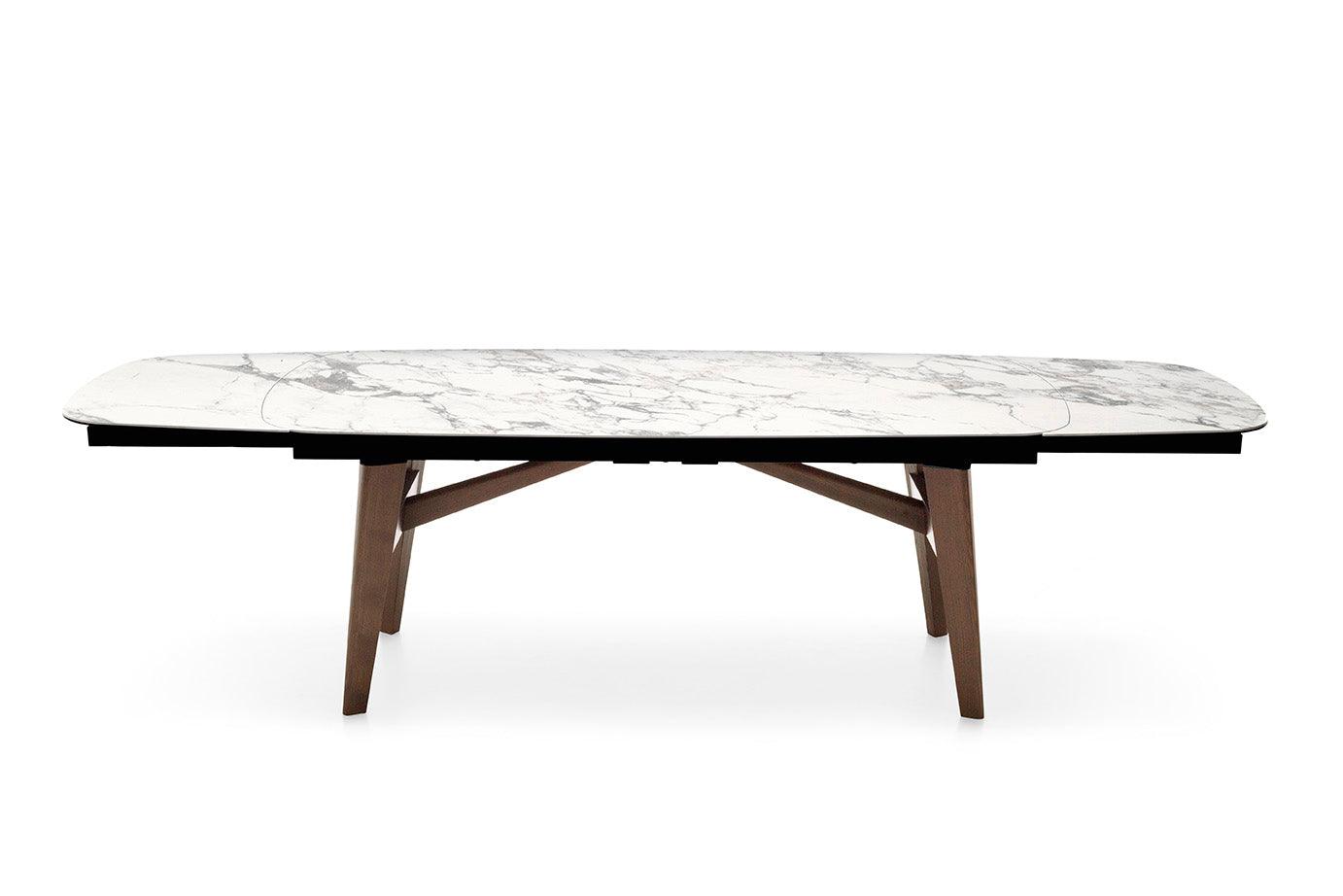 Stół rozkładany ABREY biały marmur Calligaris Eye on Design
