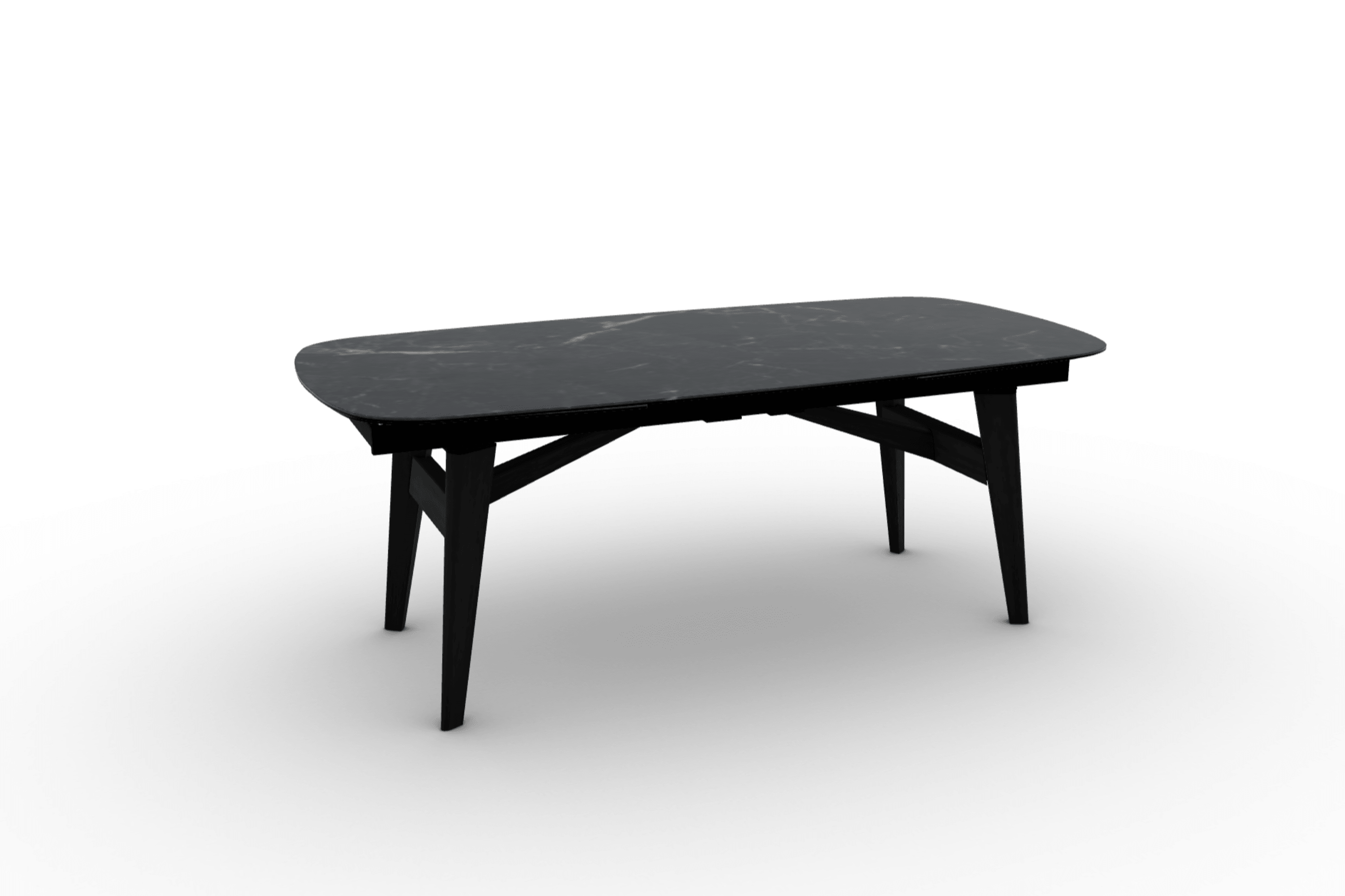 Stół rozkładany ABREY czarny marmur Calligaris Eye on Design