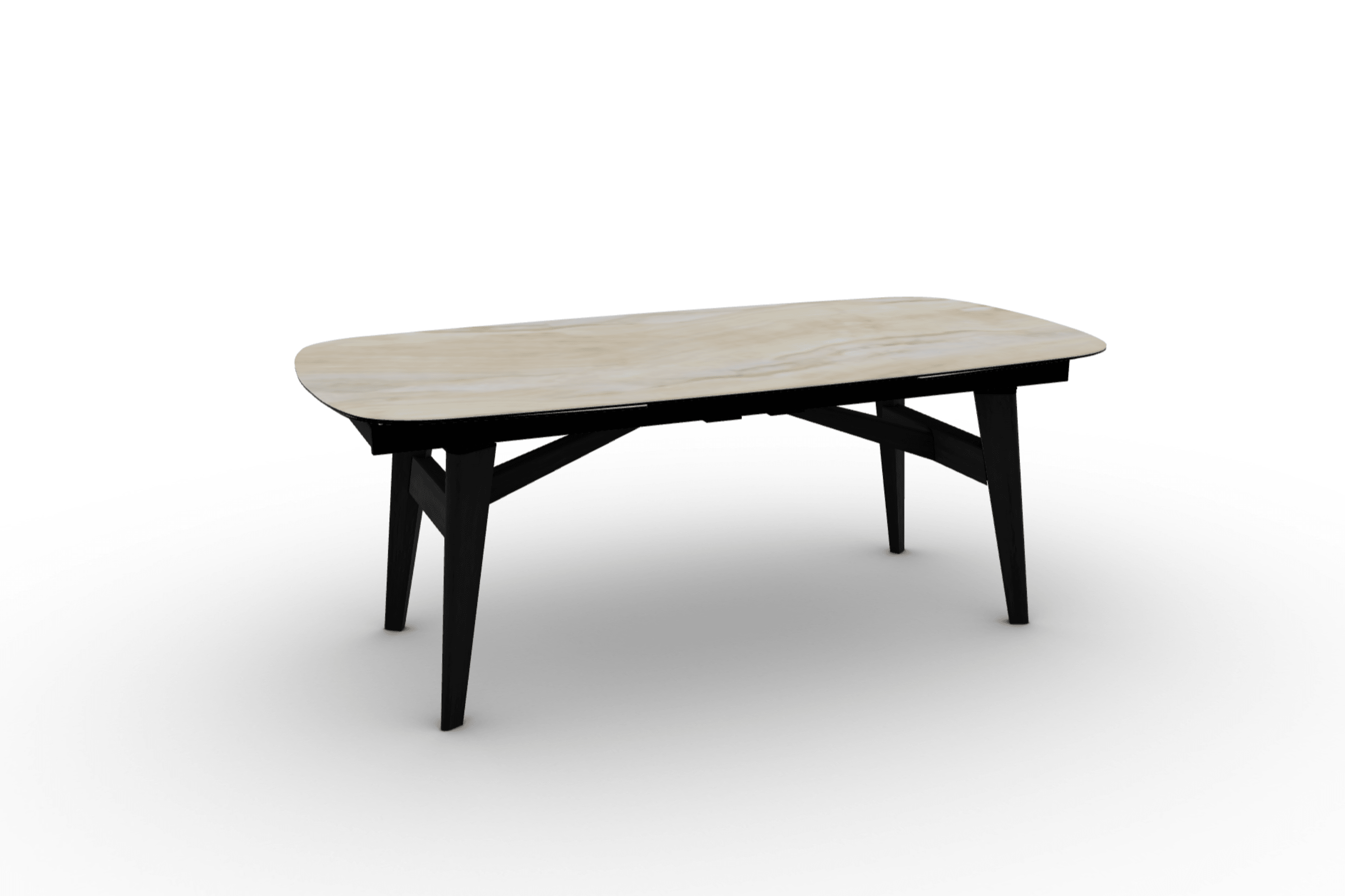 Stół rozkładany ABREY piaskowy marmur Calligaris Eye on Design