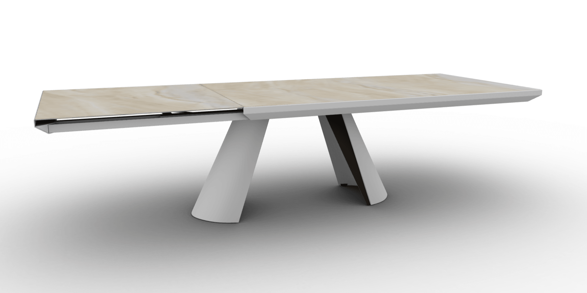 Stół rozkładany APIAN piaskowy marmur Calligaris Eye on Design