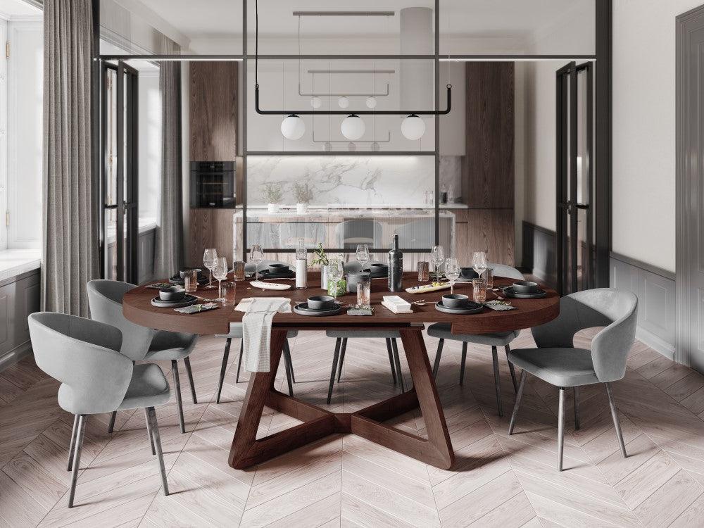 Stół rozkładany BODIL ciemnobrązowy dąb Windsor & Co Eye on Design