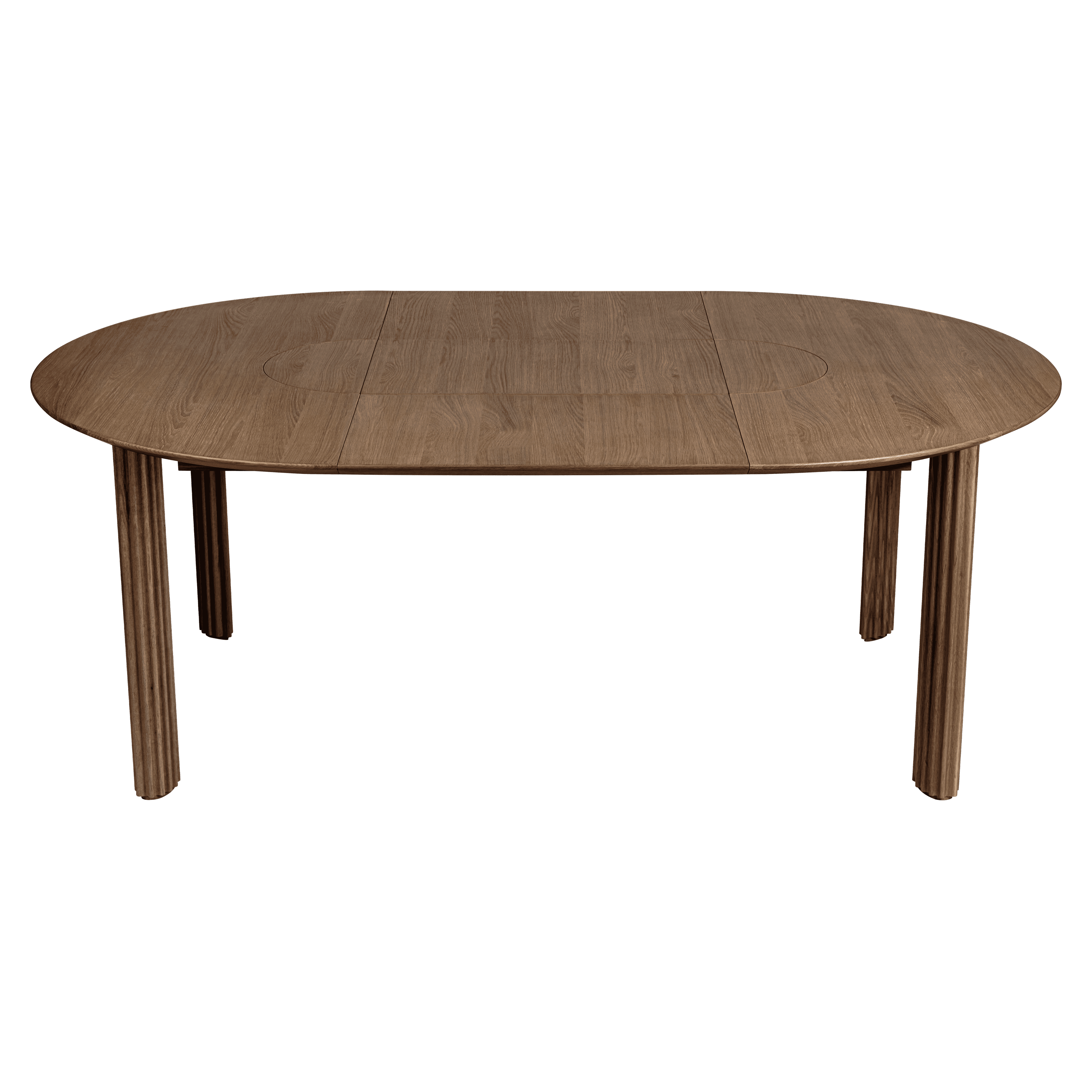 Stół rozkładany COMFORT CIRCLE WITH EXTENSION ciemny dąb UMAGE Eye on Design