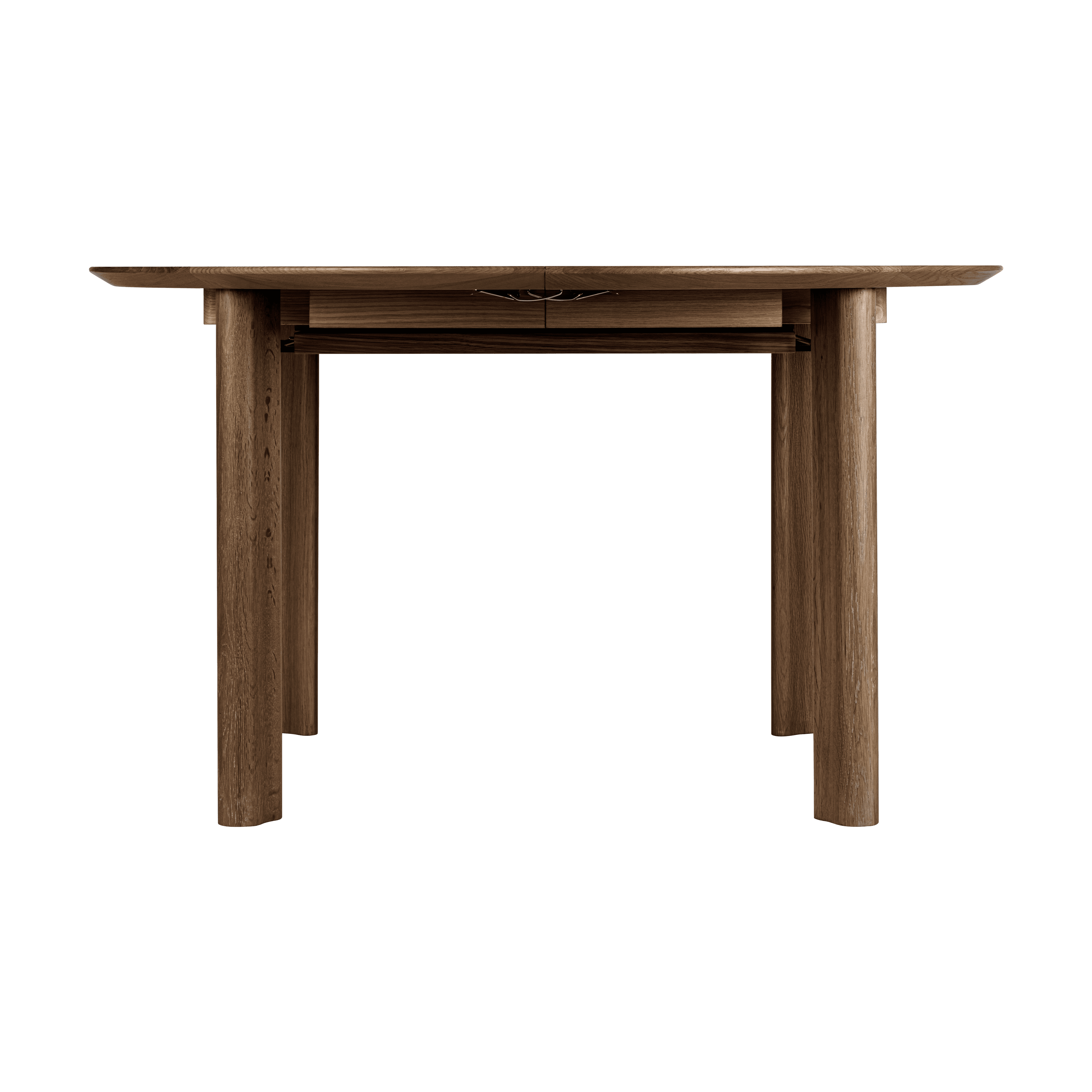 Stół rozkładany COMFORT CIRCLE WITH EXTENSION ciemny dąb UMAGE Eye on Design