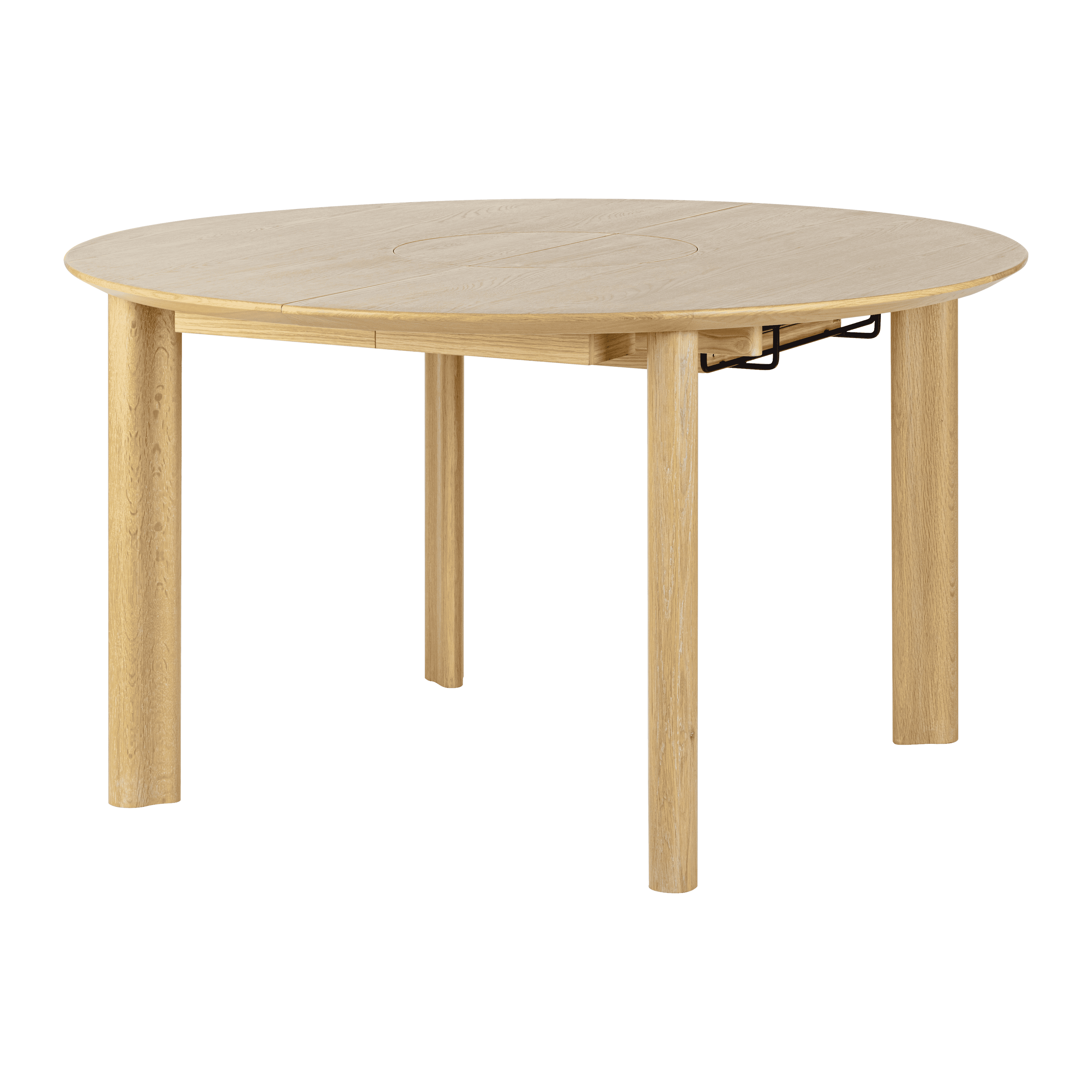 Stół rozkładany COMFORT CIRCLE WITH EXTENSION dębowy UMAGE Gładkie Eye on Design