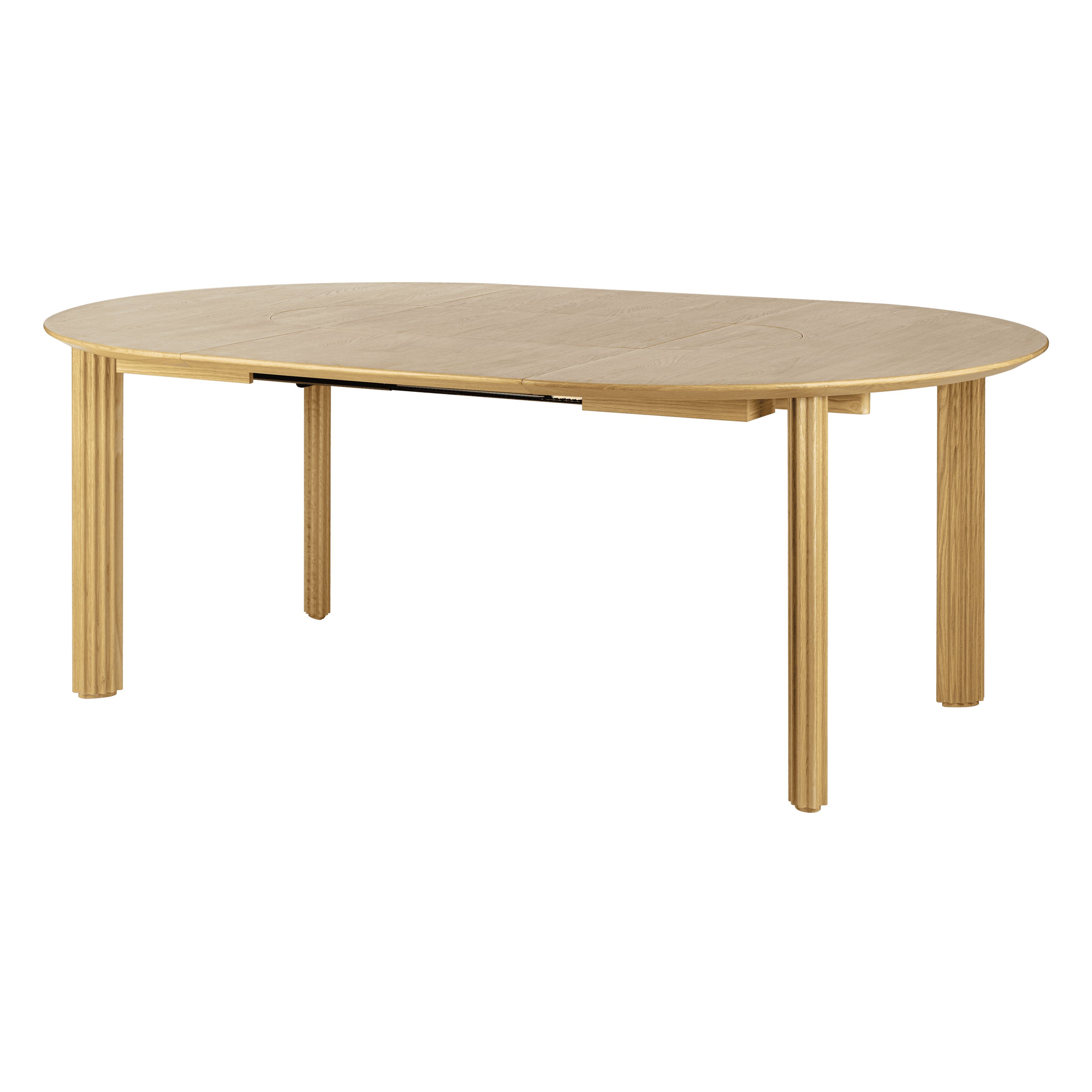 Stół rozkładany COMFORT CIRCLE WITH EXTENSION dębowy UMAGE Eye on Design
