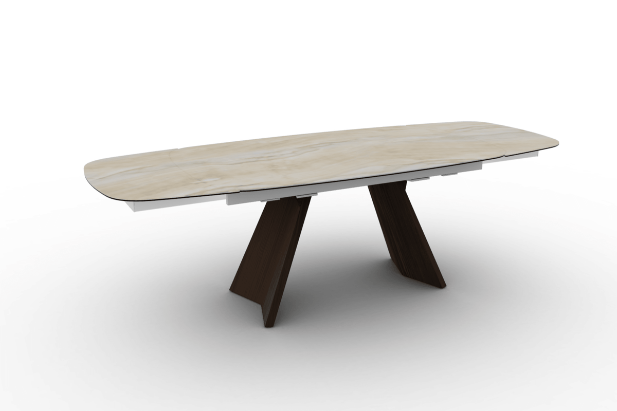 Stół rozkładany ICARO piaskowy marmur – Calligaris