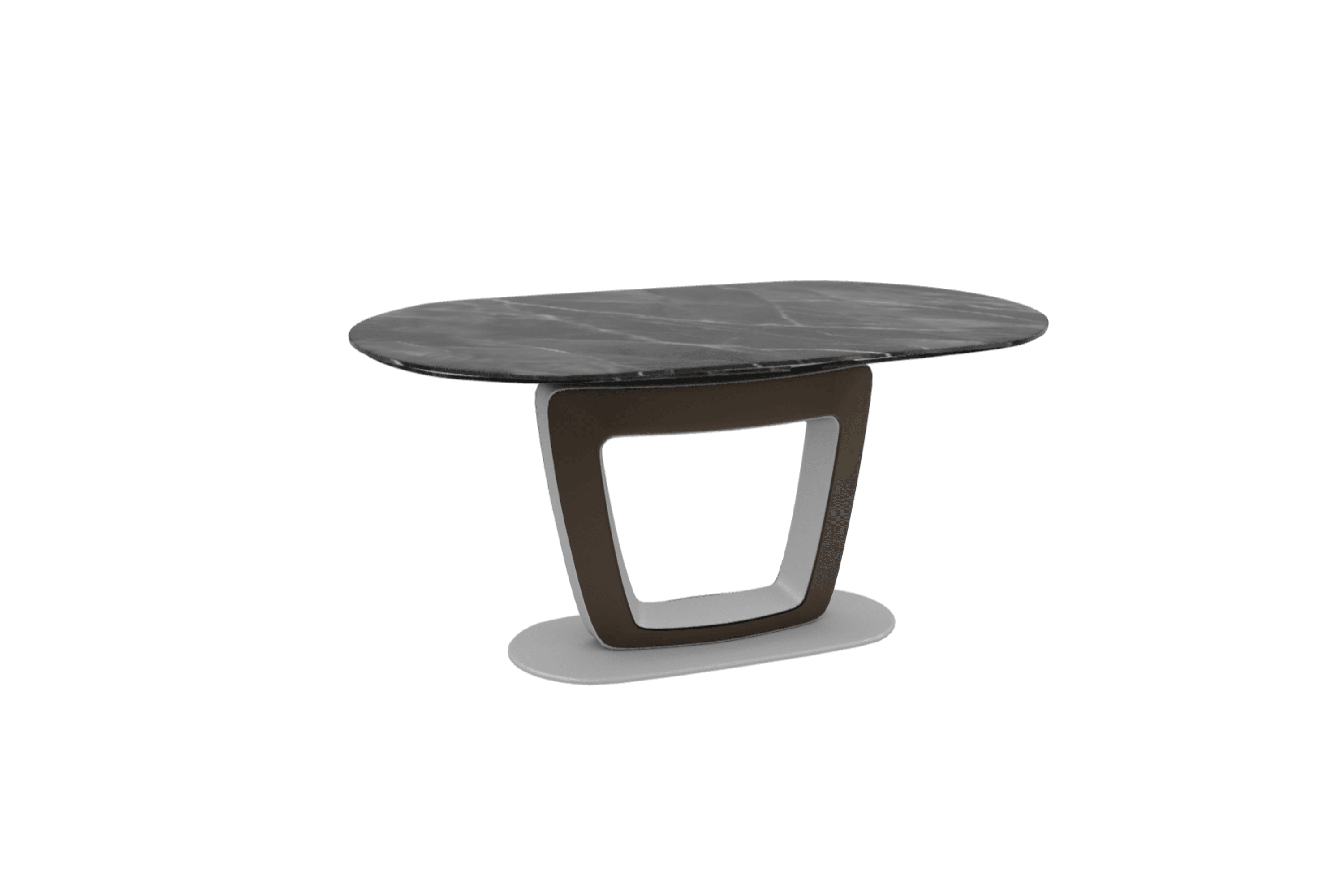Stół rozkładany ORBITAL antracytowy marmur Calligaris Eye on Design