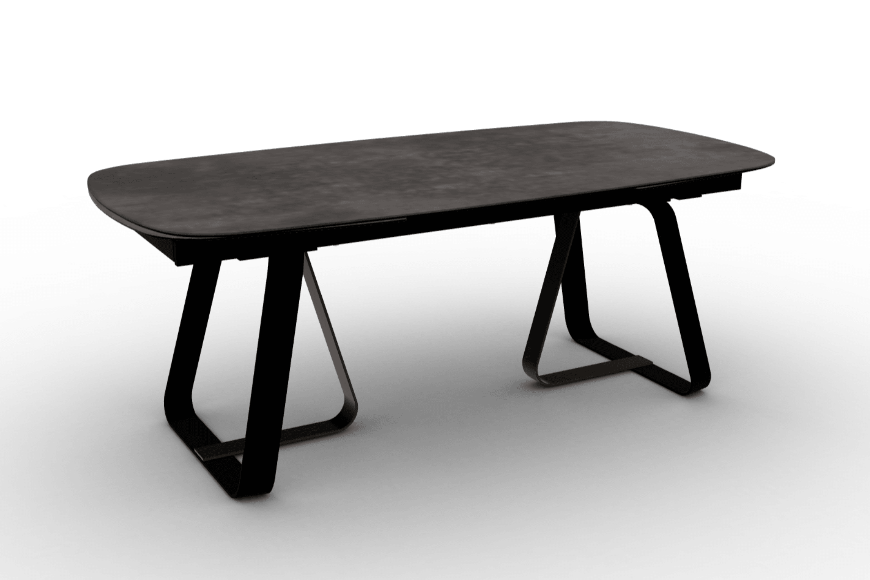 Stół rozkładany SUNSHINE ciemnoszary Calligaris matowa czerń matowy brąz Eye on Design