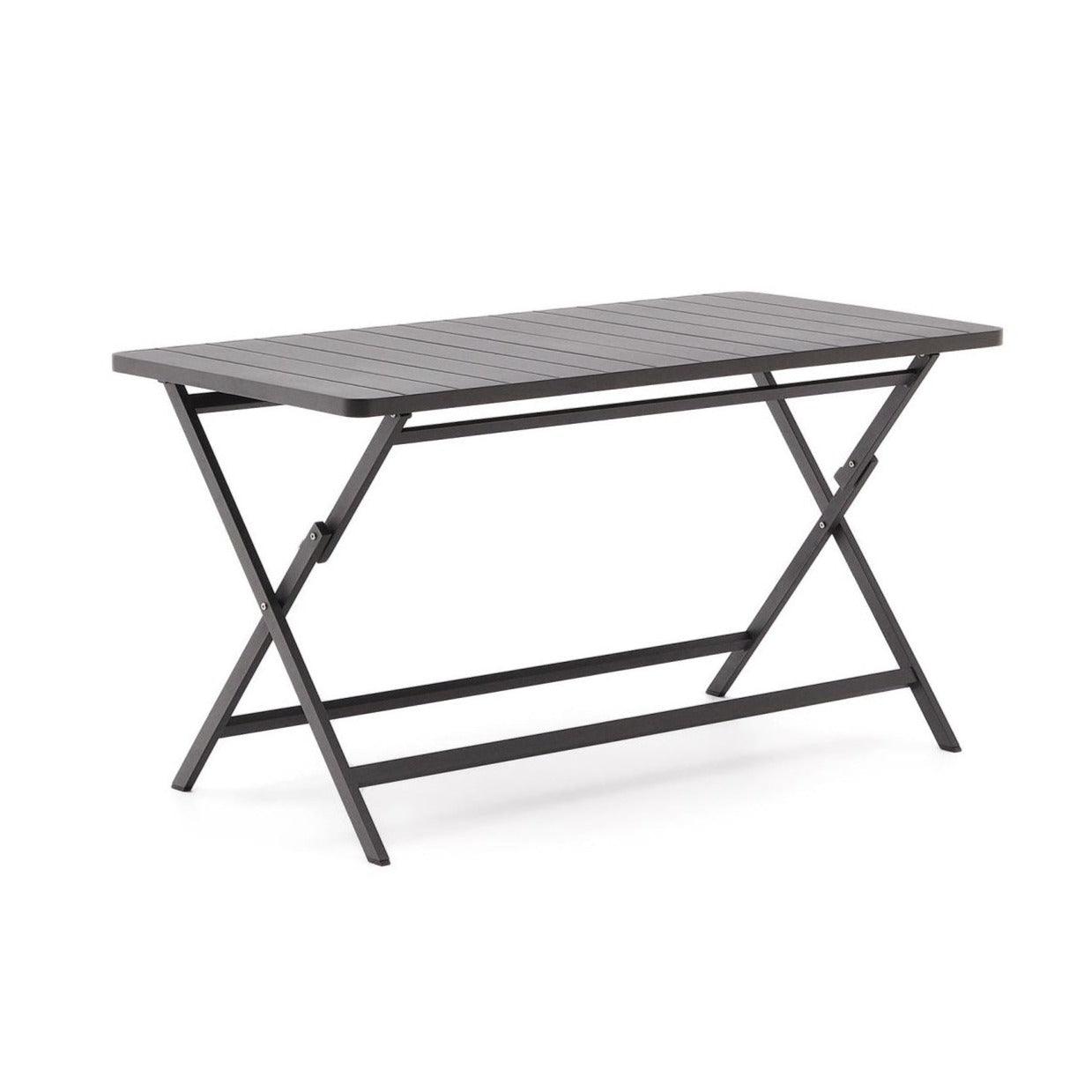 Stół składany prostokątny TORRETA czarny La Forma Eye on Design